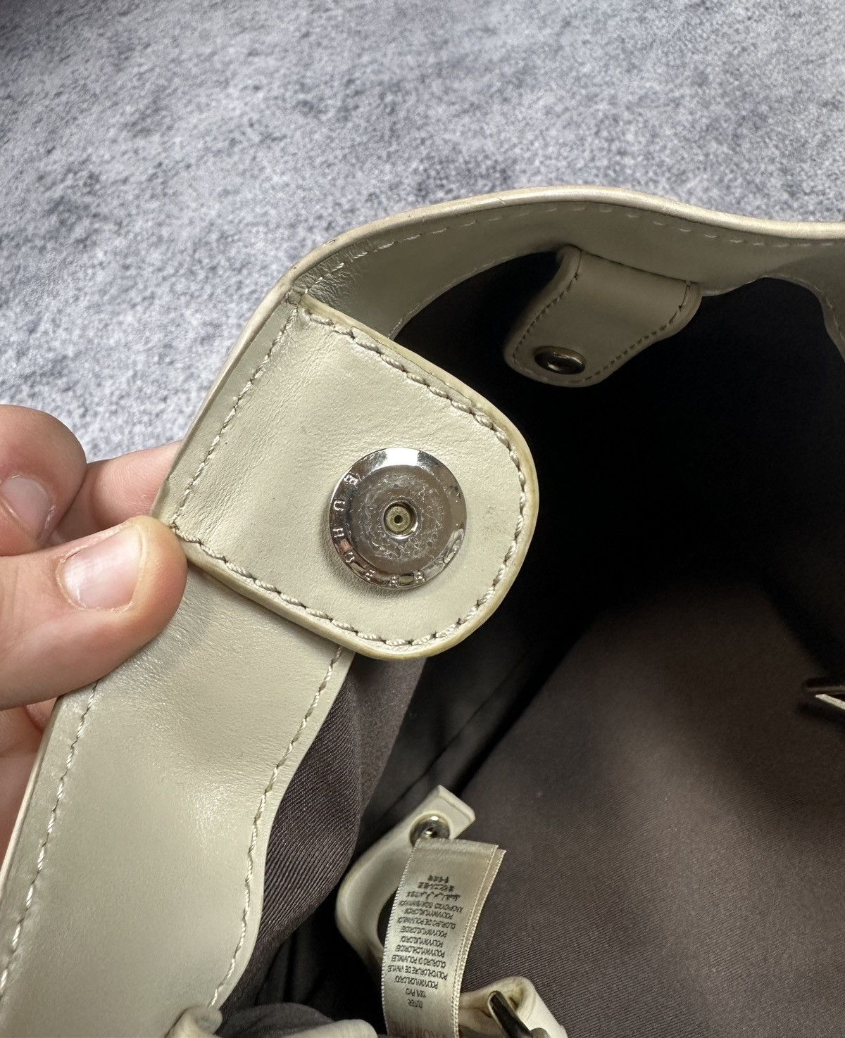 Burberry Vintage Burberry Check Bag Luxury Handl Very Rare Casual UK Size ONE SIZE - 3 Thumbnail