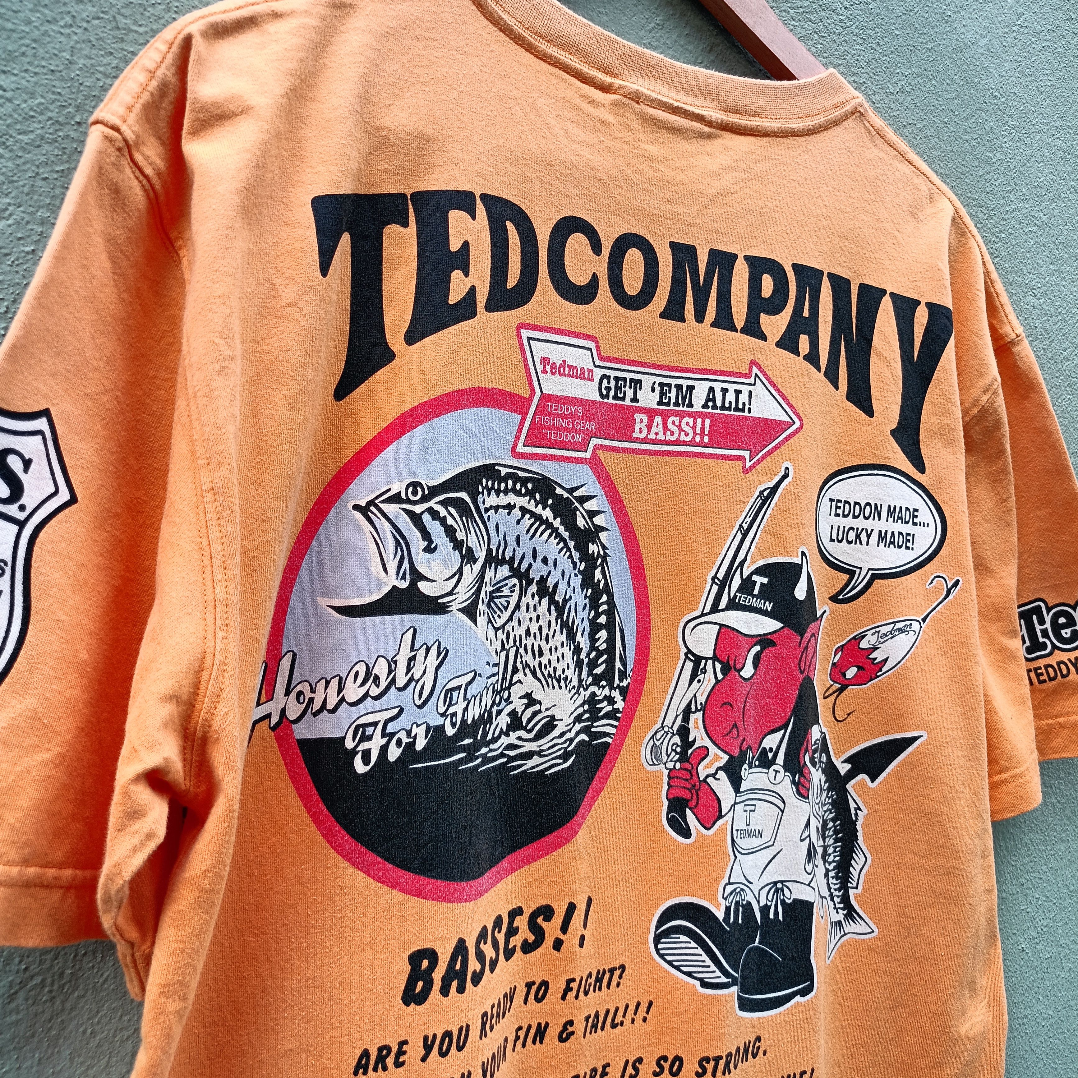 Japanese Brand Teddy's fishing Gear Tee Size US L / EU 52-54 / 3 - 8 Thumbnail