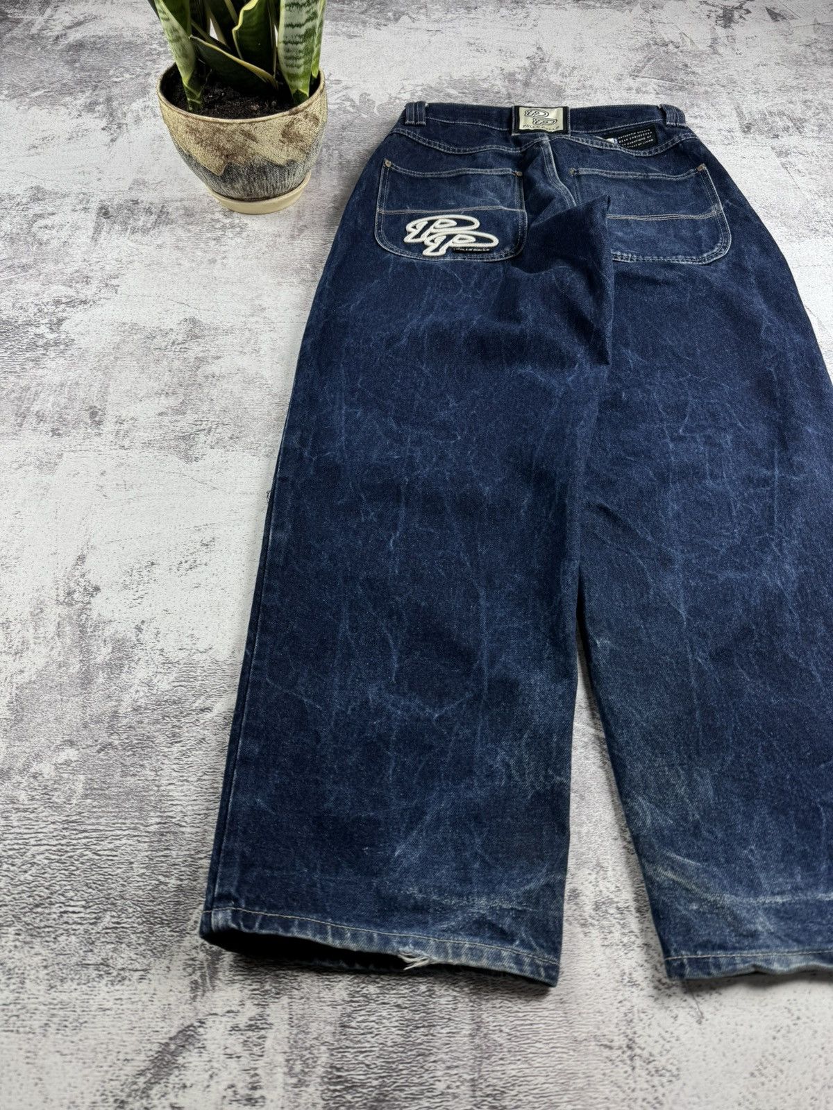 Pelle Pelle PELLE PELLE DENIM RAP HIP HOP BAGGY CARPENTER 90S JEANS PANTS Size US 30 / EU 46 - 7 Thumbnail