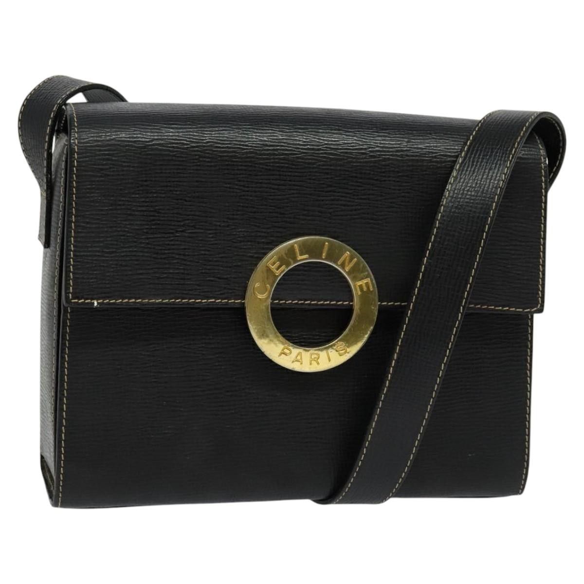 Celine Celine Vintage Circle Logo Crossbody Bag Leather Size ONE SIZE - 1 Thumbnail