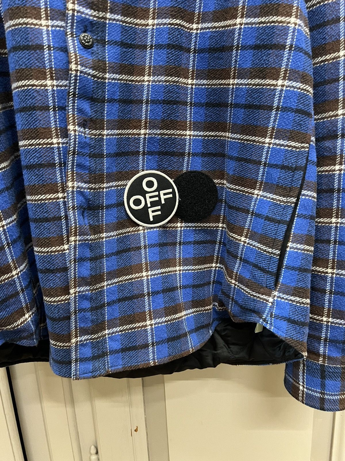 Off-White Off White Check Hooded Jacket Size US M / EU 48-50 / 2 - 5 Thumbnail