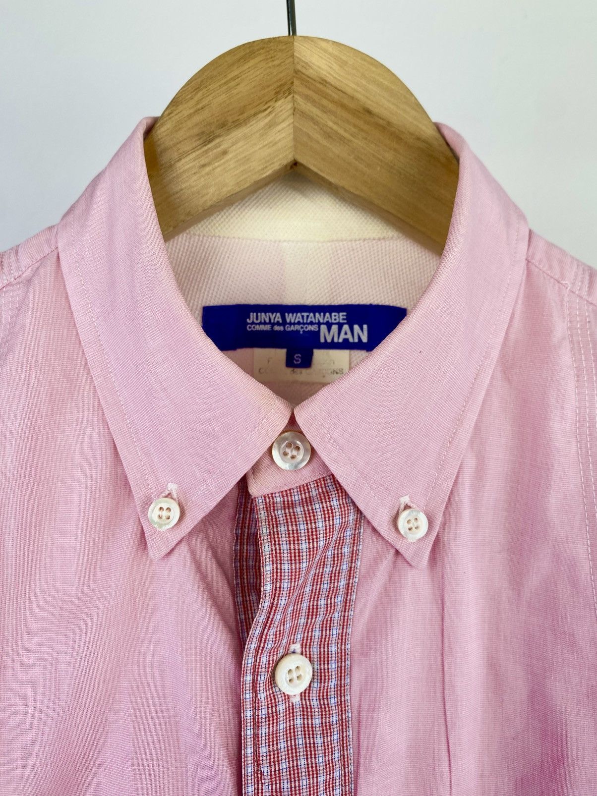 Junya Watanabe AD2012 CDG by Junya Watanabe Man Button Down Shirt Size US S / EU 44-46 / 1 - 3 Thumbnail
