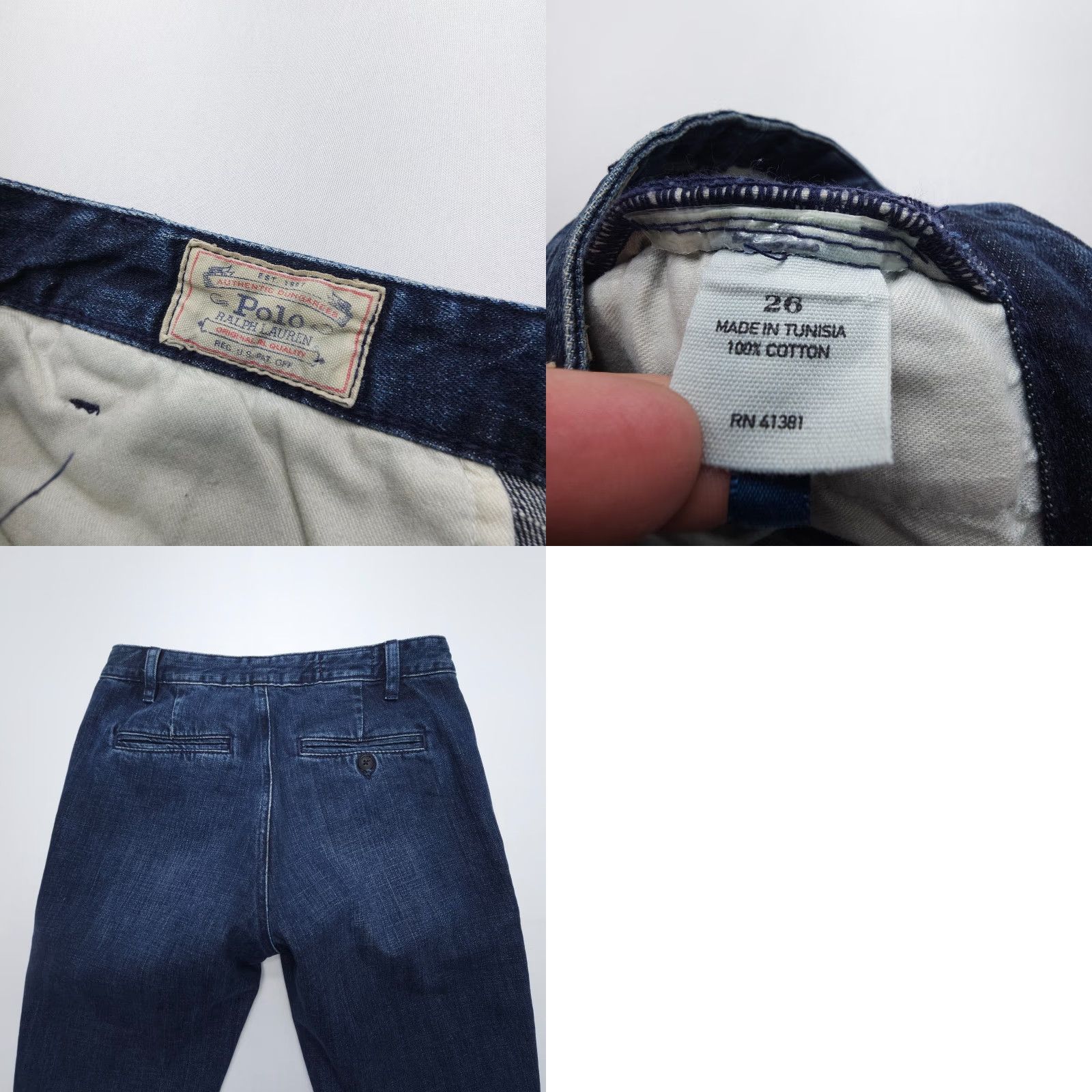 Polo Ralph Lauren Polo Ralph Lauren Jeans Flared 90s Bohemian Festival Denim Dark Wash 30 Inseam Womens Size 26 Mid Rise Bell Bottom Size 26" / US 2 / IT 38 - 8 Thumbnail