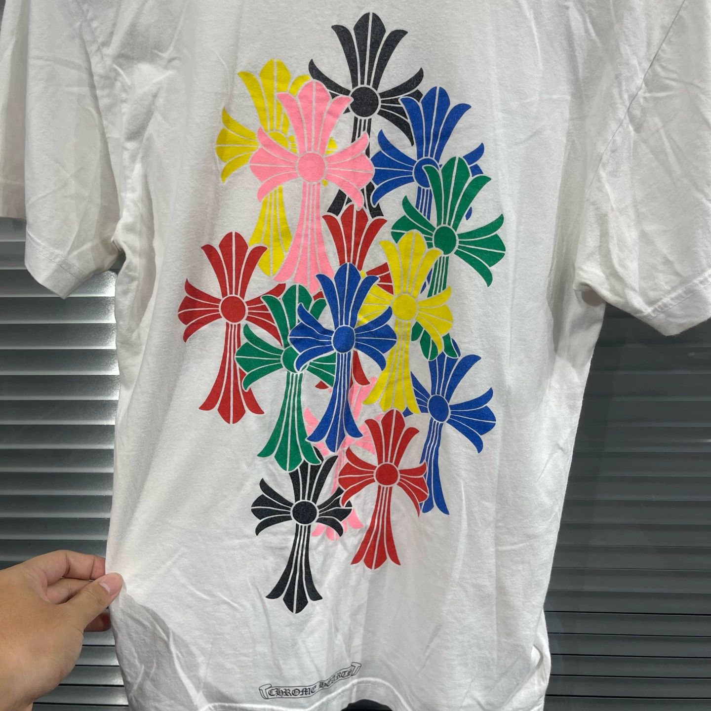 Chrome Hearts Chrome Hearts White Rainbow Cross Tee S 99 New Size US S / EU 44-46 / 1 - 7 Thumbnail