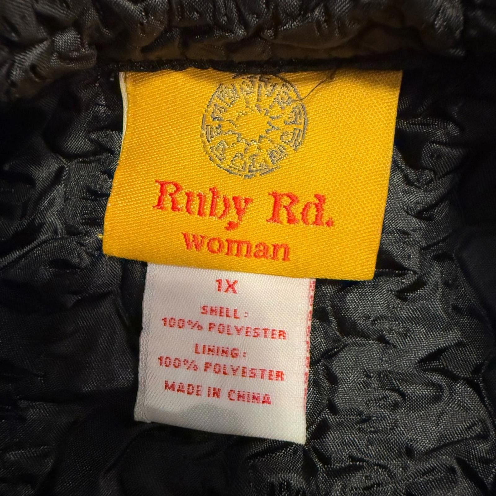 Other Ruby Rd. Crinkle texture colorful zip up jacket plus size 1X Size XL / US 12-14 / IT 48-50 - 7 Thumbnail