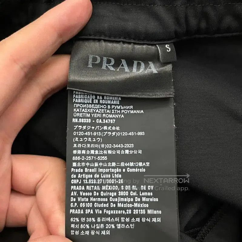 Prada Prada Black Cotton Casual Pants for Men. Size US 27 - 4 Thumbnail