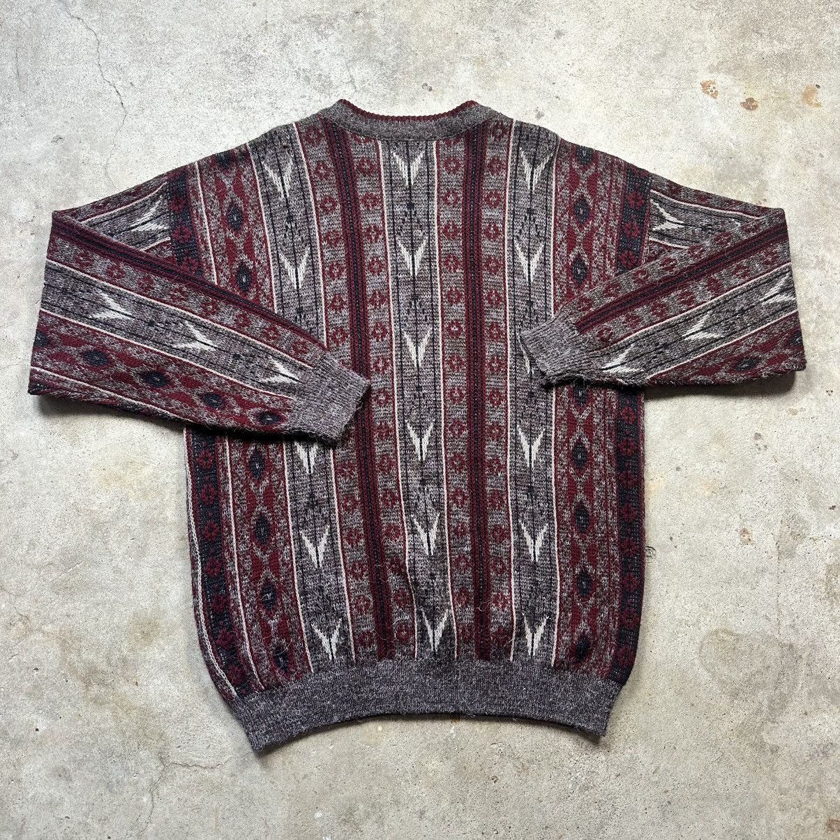 Coogi Vintage 90s JJ Cochran Coogi Style Knit Striped Sweater Size US XL / EU 56 / 4 - 5 Thumbnail
