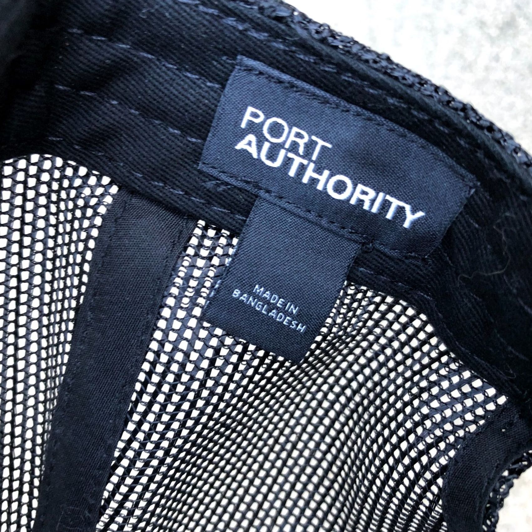 Port Authority PORT AUTHORITY The YMCA Trucker Hat Men's Snapback Cap Black Hat one size Adjustable Polyester Casual Men/Navy/Black? Size ONE SIZE - 5 Thumbnail