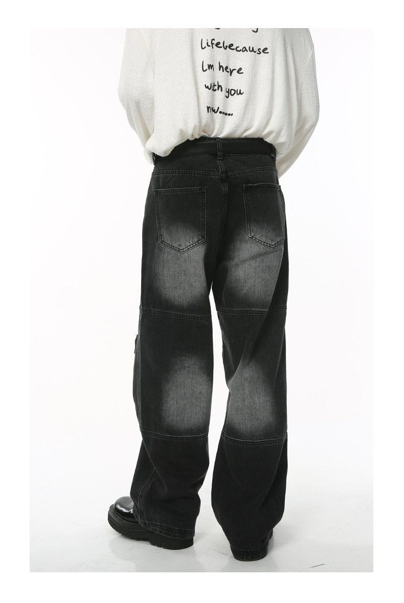 Japanese Brand × Vintage Washed loose vintage punk cargo jeans Size US 32 / EU 48 - 3 Thumbnail