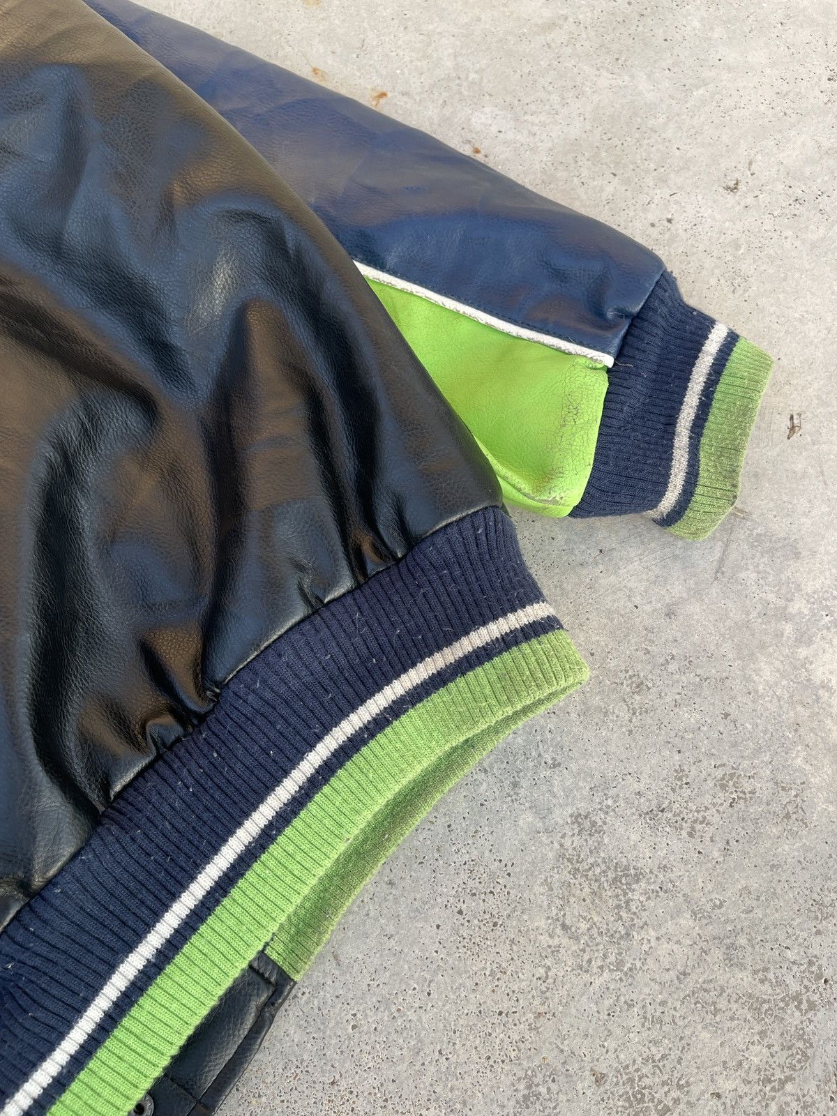 NFL Seattle Seahawks NFL Leather Man Varsity Jacket Size US XXL / EU 58 / 5 - 16 Thumbnail