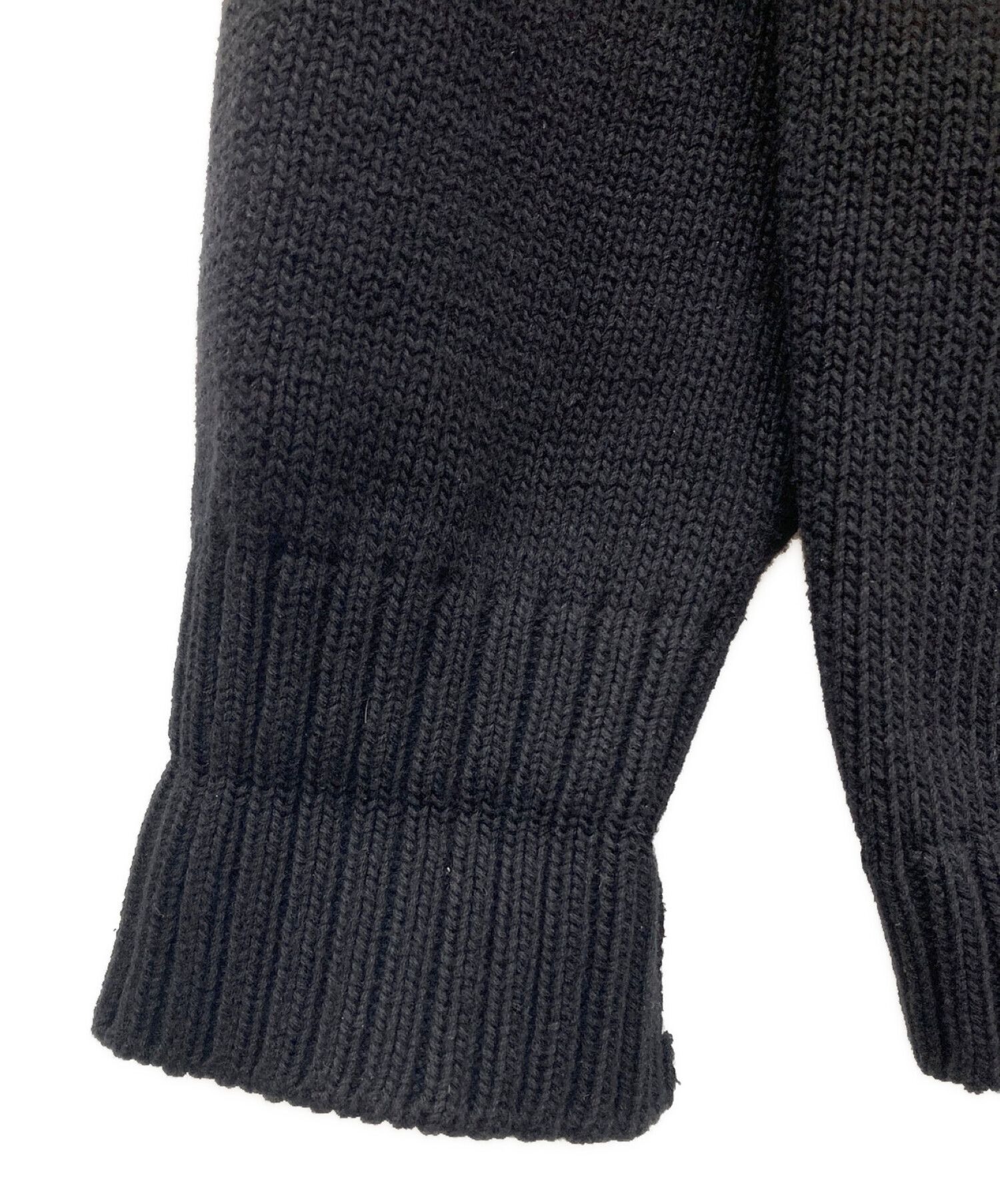 Yohji Yamamoto Yohji Yamamoto High Neck Pullover Knit Black 3 Size US L / EU 52-54 / 3 - 4 Thumbnail