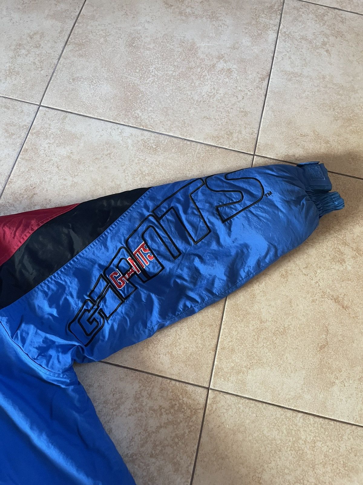 NFL × Vintage Vintage NFL GIANTS bomber jacket 90s 80s Size US M / EU 48-50 / 2 - 8 Thumbnail