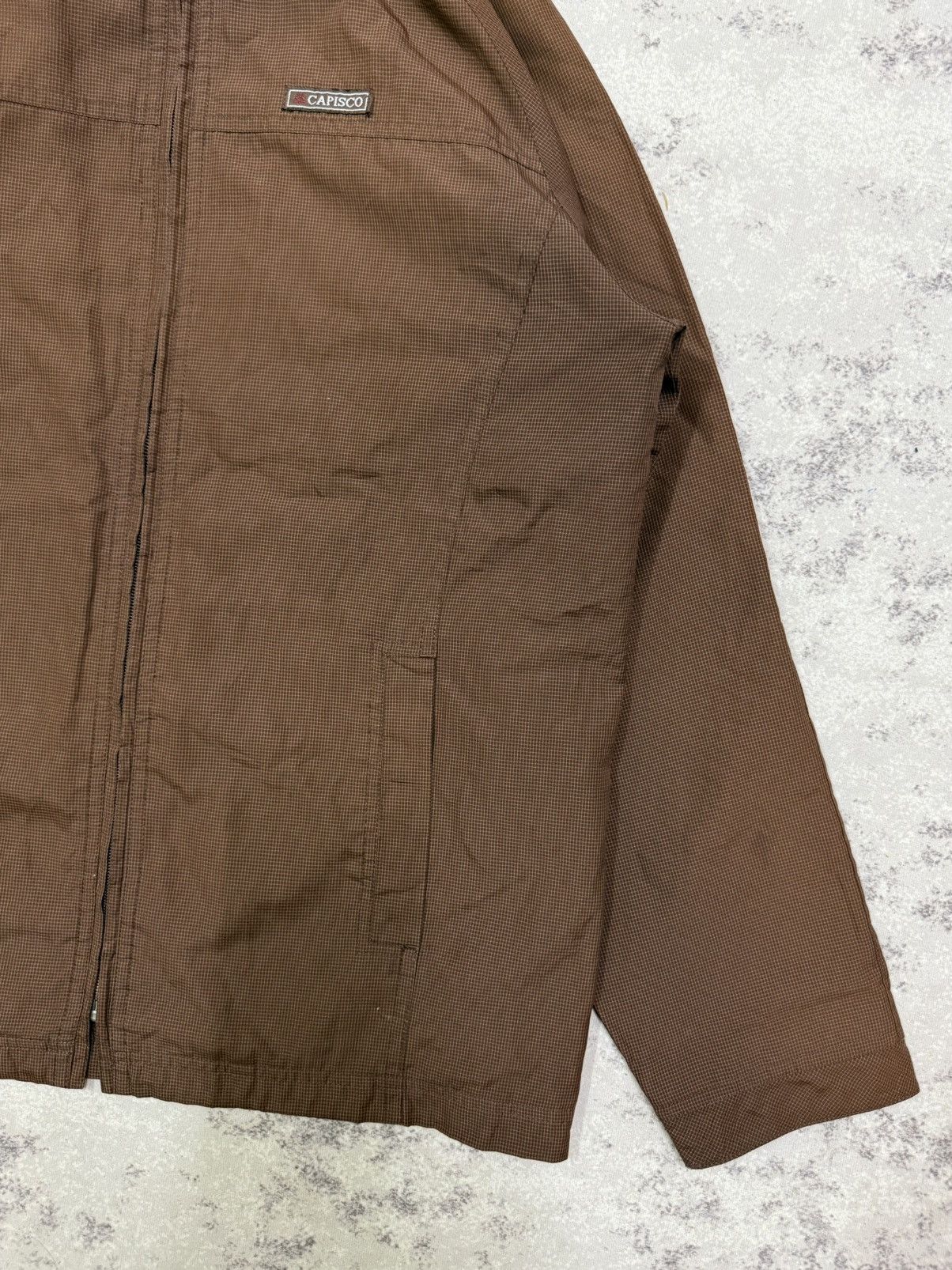 Japanese Brand VINTAGE CAPISCO CHEKERED WINDBREKAER JACKET HOODIE Size US S / EU 44-46 / 1 - 6 Thumbnail