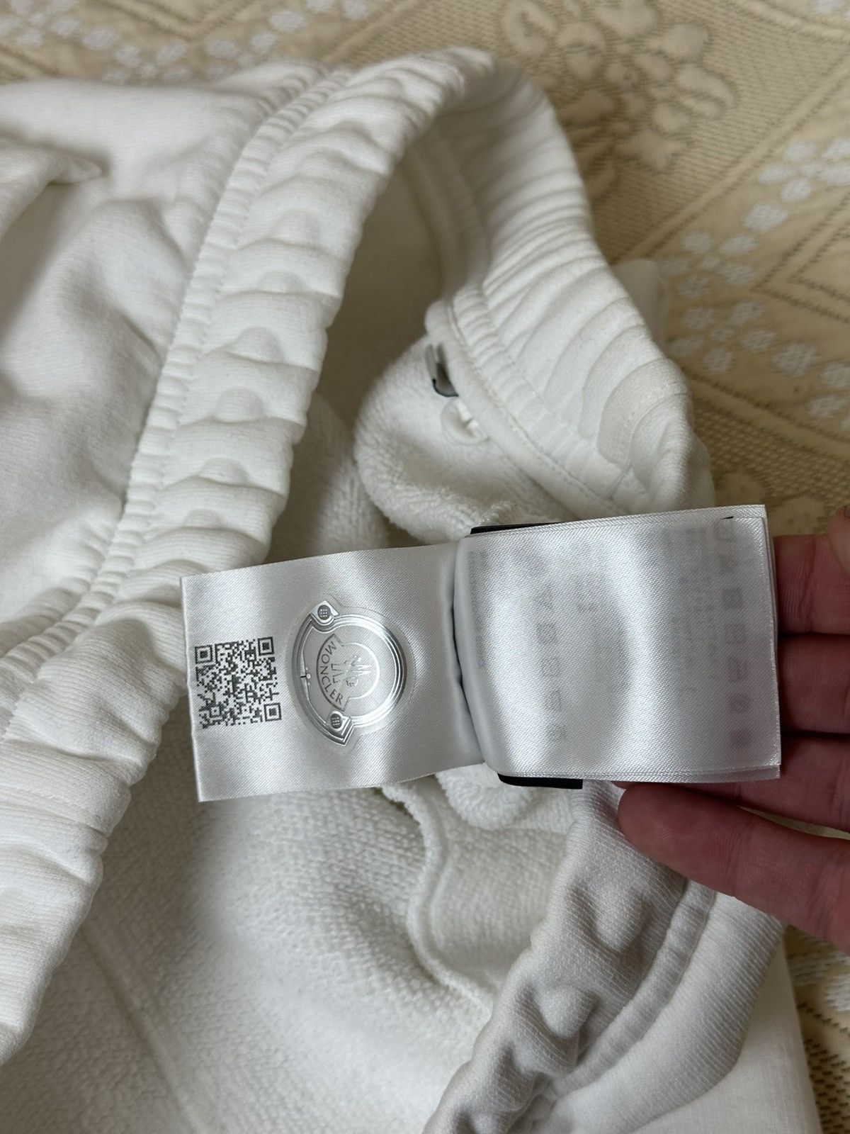 Moncler 🔥 Moncler Genius 1952 Patch Fleece Cotton Sweatpants Logo Size US 30 / EU 46 - 6 Thumbnail