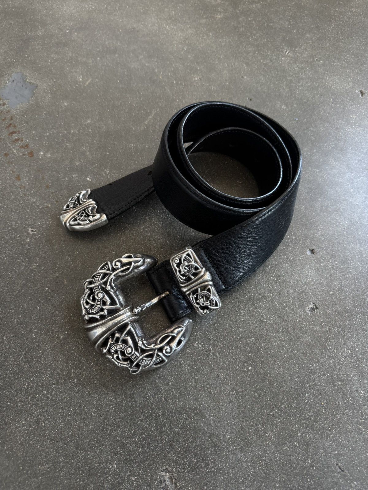 Chrome Hearts Chrome Hearts Cemetery Cross Buckle+Black