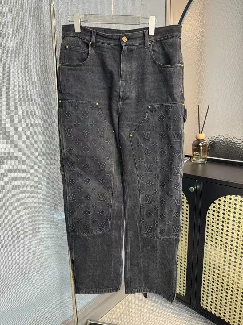 Louis Vuitton SS24 Embossed Denim Jeans