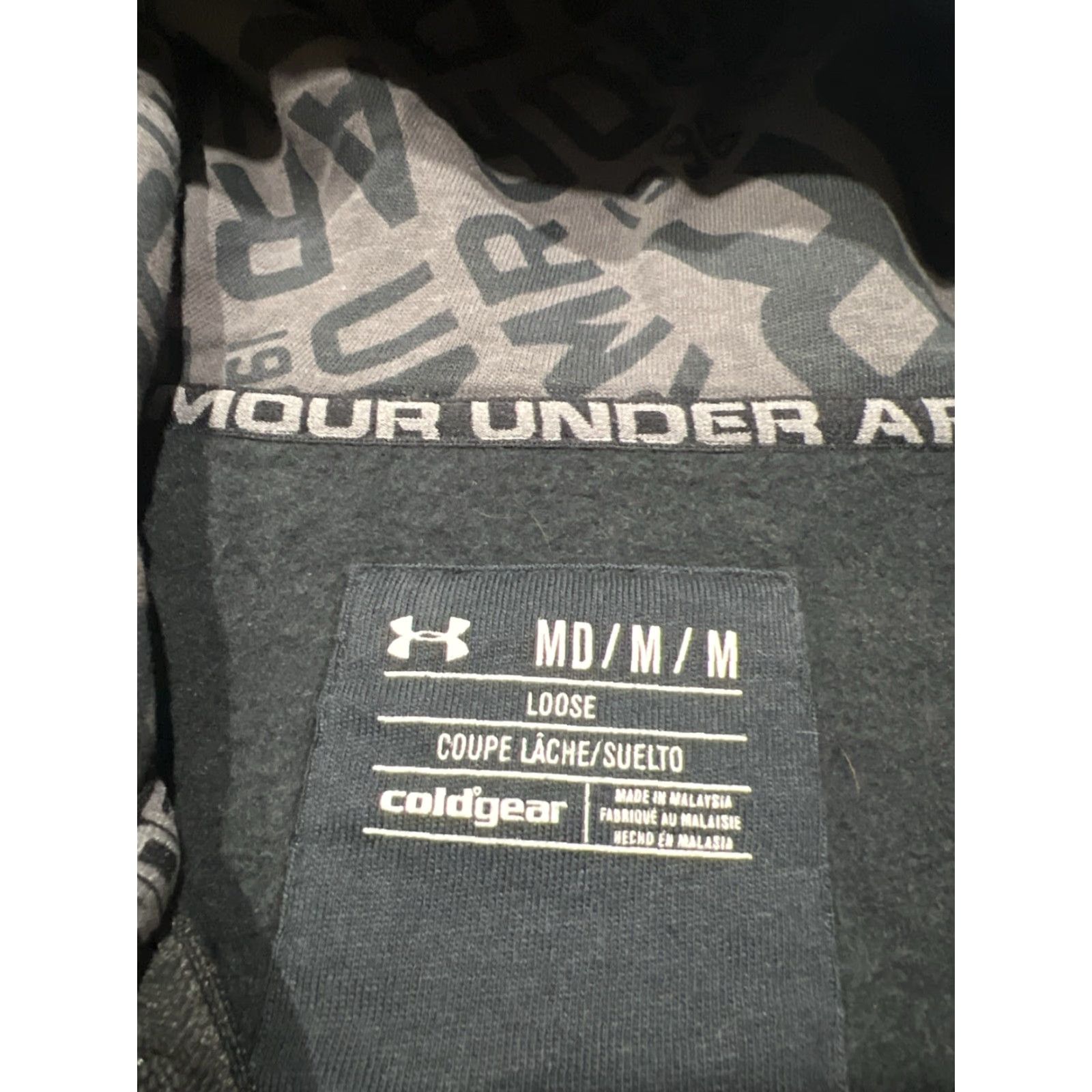 Under Armour Under Armour Storm Water Resistant Full Zip Hoodie M Black Mens Sportswear Size US M / EU 48-50 / 2 - 6 Thumbnail