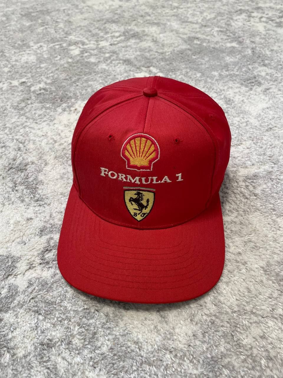 Formula 1 Vintage Ferrari Formula 1 Shell Promo Snapback Cap Hat Red Size ONE SIZE - 1 Thumbnail