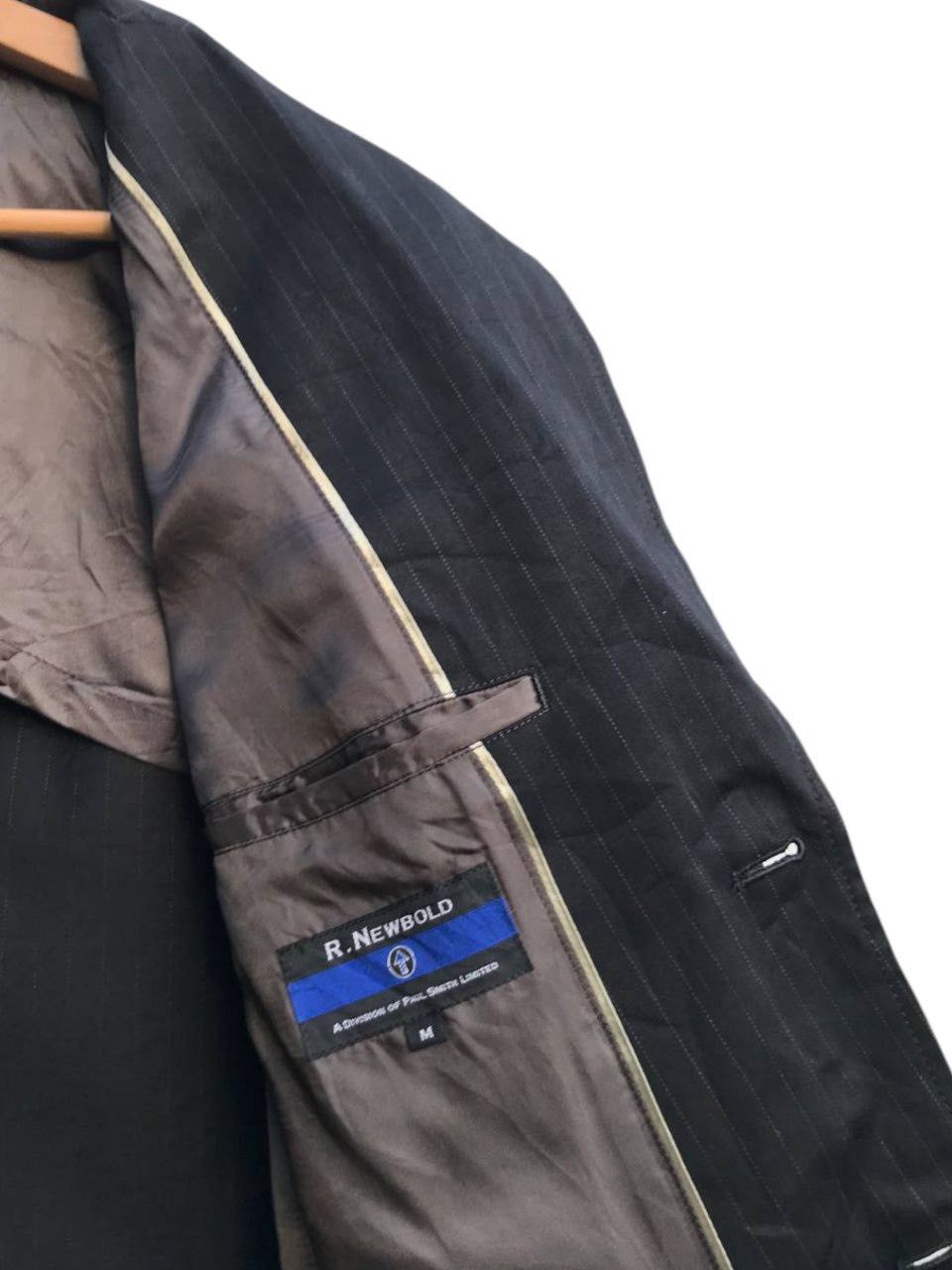 Paul Smith × R.Newbold R. Newbold Black Stripes Blazer Size US M / EU 48-50 / 2 - 9 Thumbnail