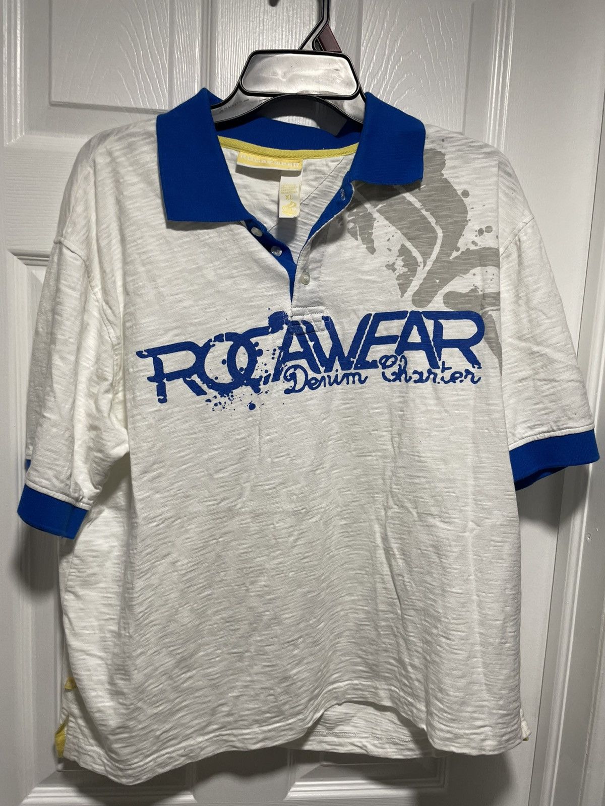 Rocawear Vintage ROCAWEAR polo tee Size US XL / EU 56 / 4 - 1 Thumbnail