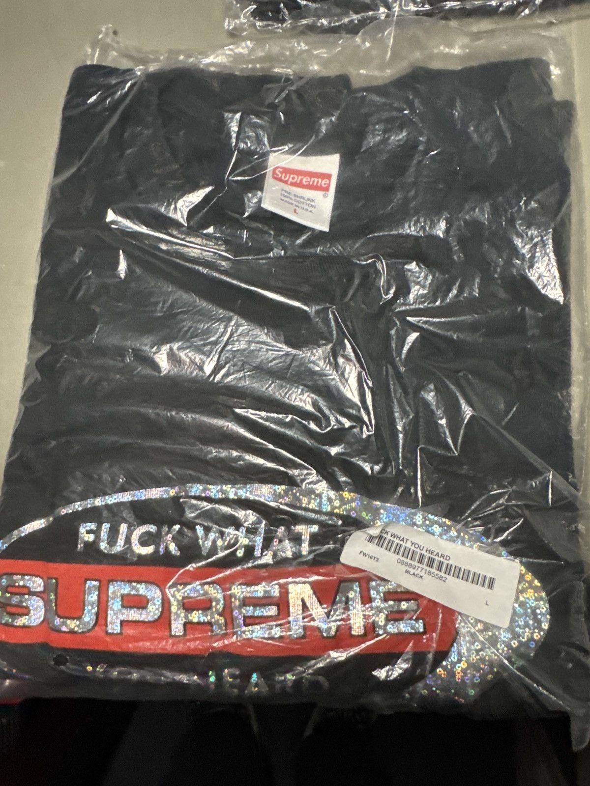 Supreme Supreme Fuck What You Heard L/S Tee Black Large FW16 Size US L / EU 52-54 / 3 - 1 Thumbnail