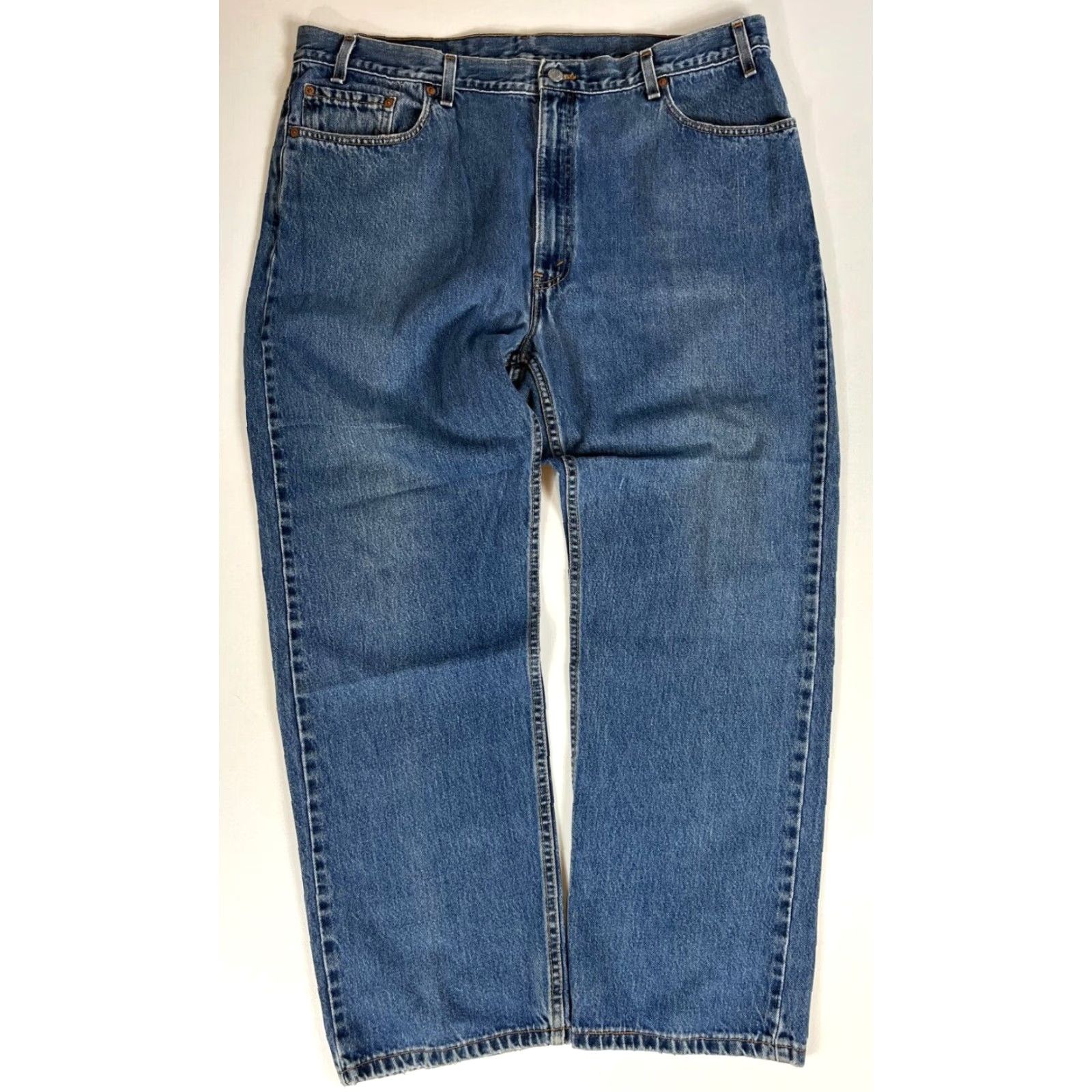 Levi's Levi's 505 Regular Fit Jeans Straight Made in USA Mens Blue 40x29.5 Denim Vintage Jeans for Men Size US 40 / EU 56 - 2 Thumbnail