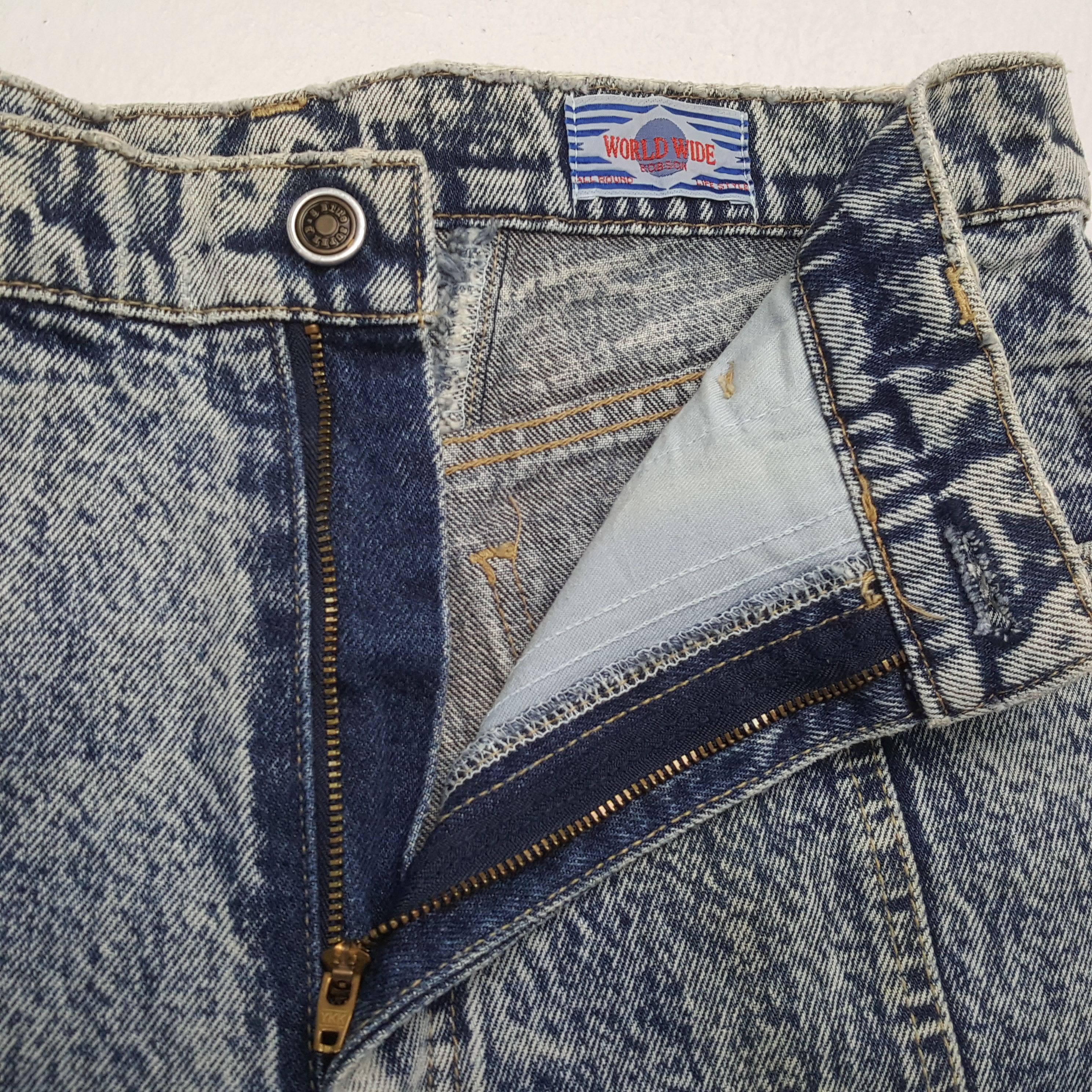 Vintage SUPER BARREL BOBSON Fashion Style Streetwear Jeans Size US 30 / EU 46 - 12 Thumbnail