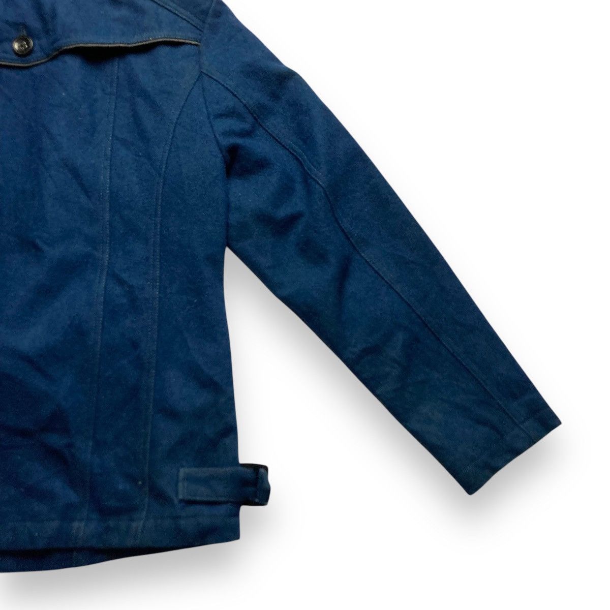 If Six Was Nine 🇯🇵 NEUTRAL INFINITY BUCKLE WAIST WOOL JACKET Size US M / EU 48-50 / 2 - 12 Thumbnail