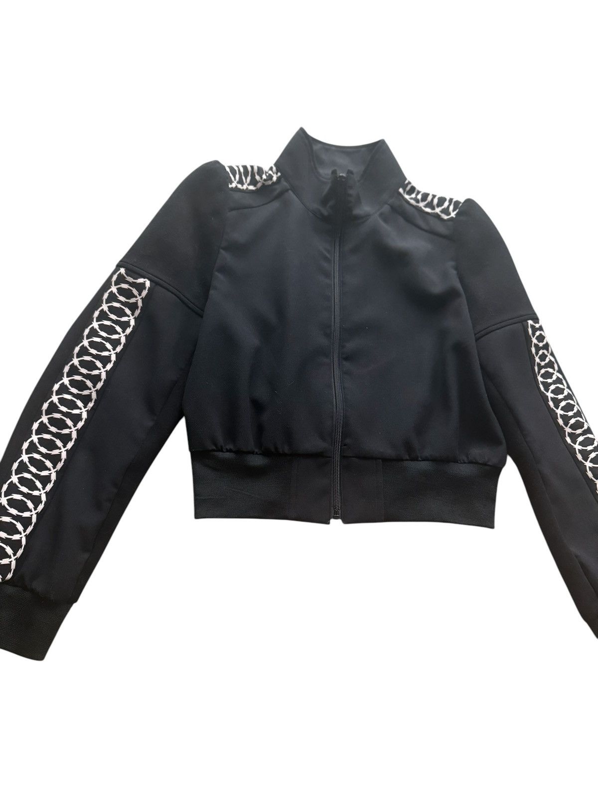 Comme des Garcons × Junya Watanabe RARE 2016 Comme des garçon junya watanabe crop track jacket Size L / US 10 / IT 46 - 2 Thumbnail