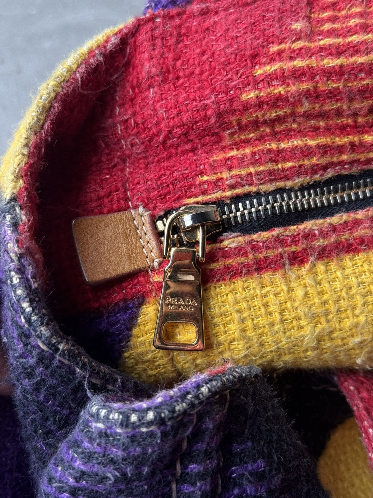 Prada Prada multicolor knitted totebag Size ONE SIZE - 10 Thumbnail