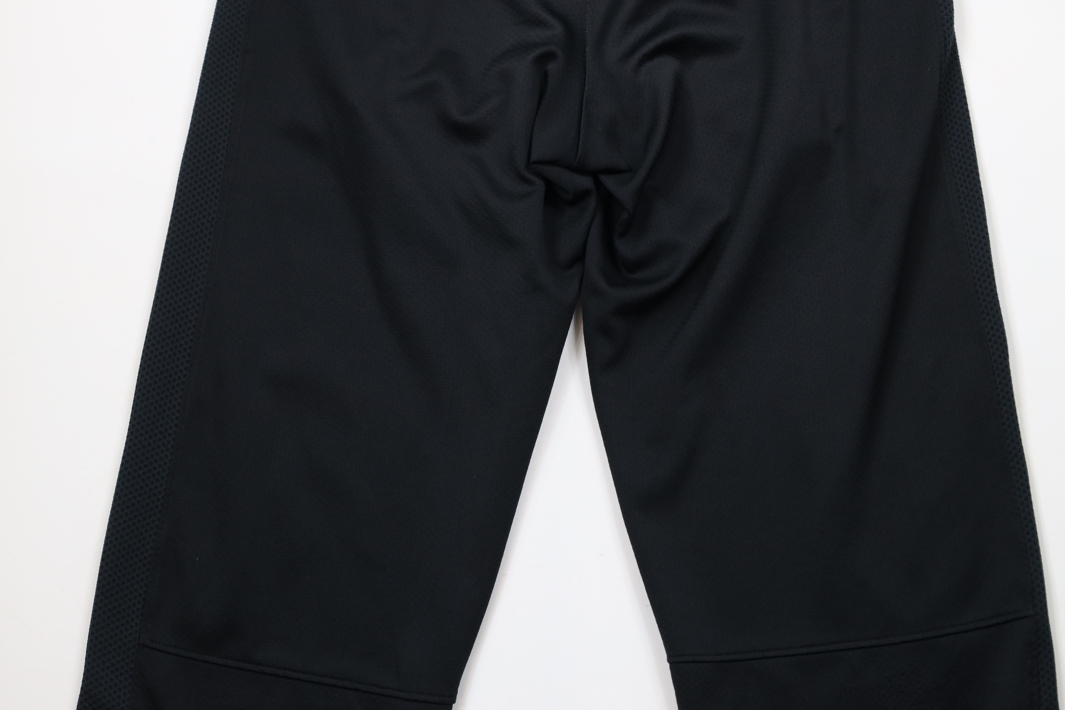 Nike × Vintage Vintage Nike Scott Mini Swoosh Knit Wide Leg Pants Black Size US 34 / EU 50 - 11 Thumbnail