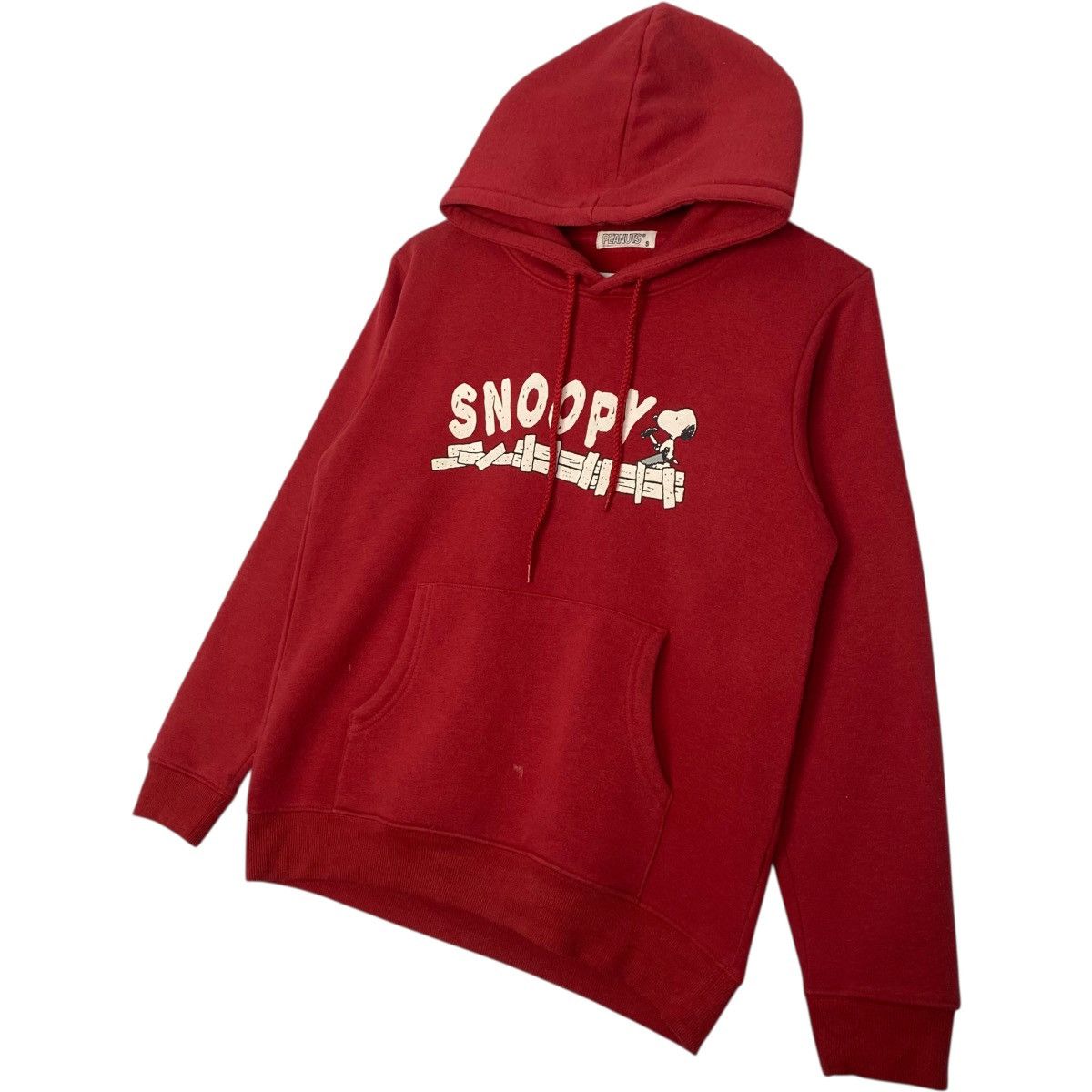 Vintage Vintage Peanuts Hoodie Sweater Red Pullover Jumper Size S Size US S / EU 44-46 / 1 - 2 Thumbnail
