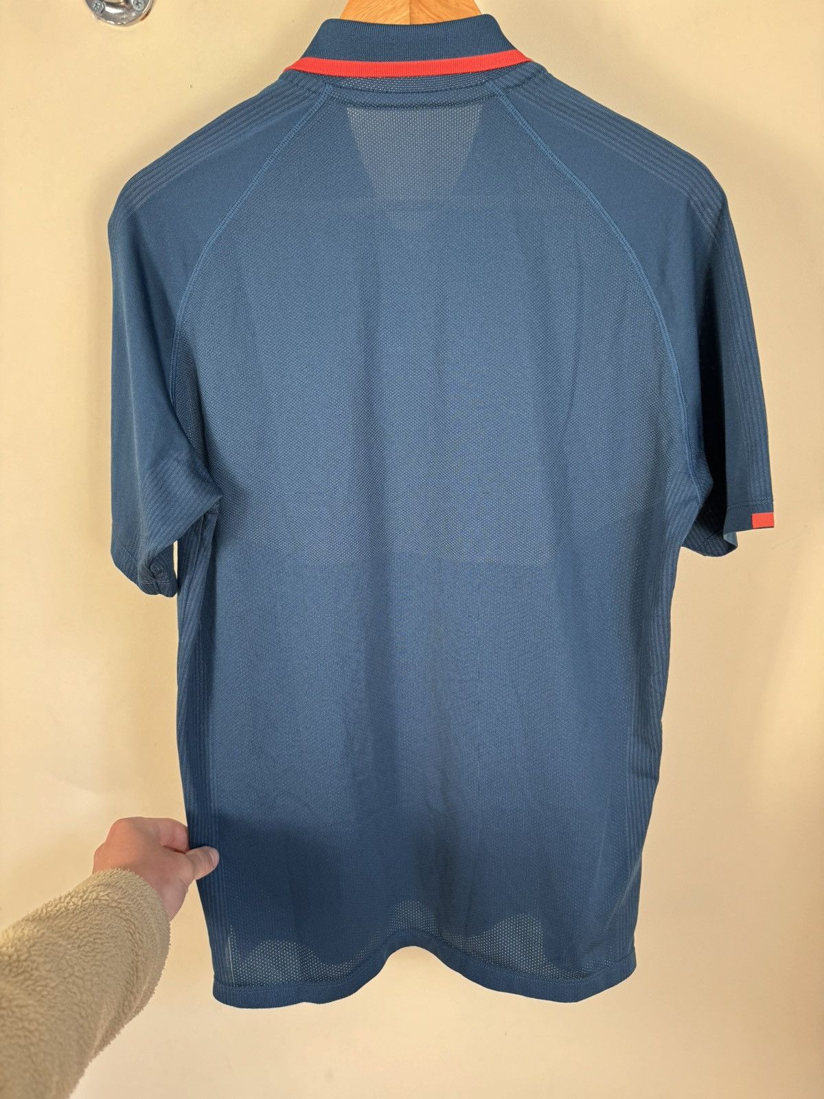 Uniqlo Uniqlo Roger Federer RF 2021 French Open Halle Polo Tennis Size US L / EU 52-54 / 3 - 8 Thumbnail