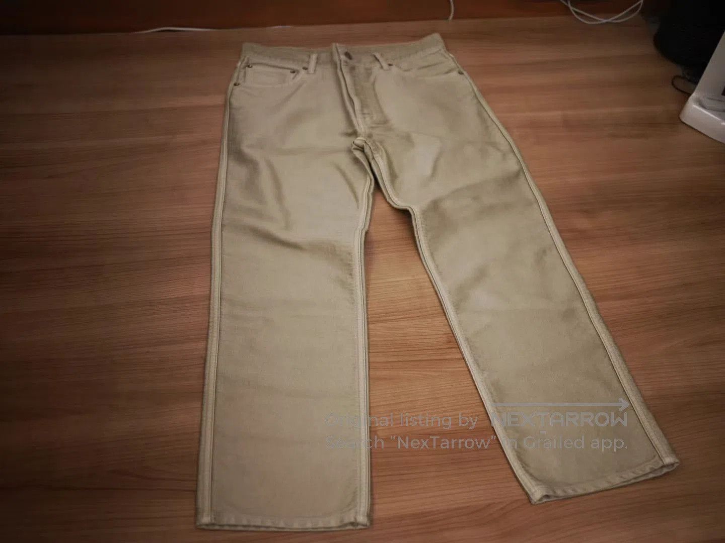 Visvim VISVIM FLUXUS 10 MOLESKIN BEIGE PANTS. Size US 30 / EU 46 - 2 Thumbnail