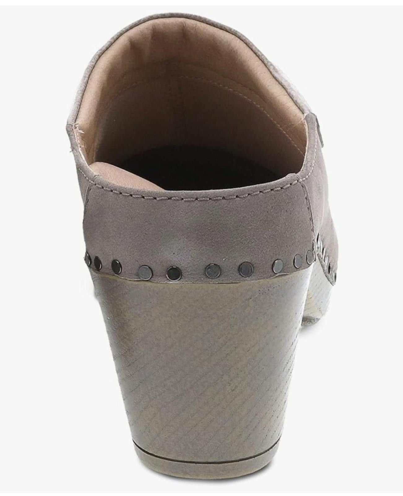 Dansko Dansko Sammy Mule Clogs Block Heel Light Wt 6.5-7 Taupe Size US 6.5 / IT 36.5 - 3 Thumbnail