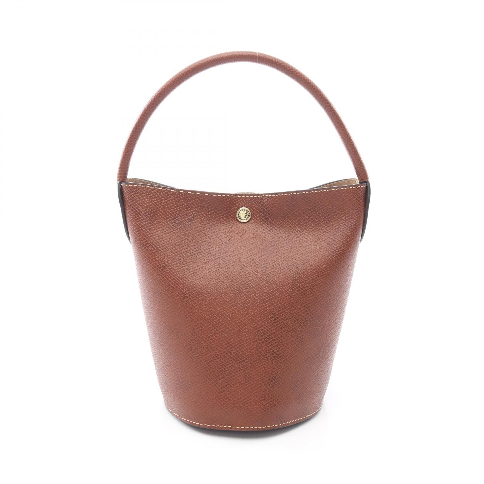 Longchamp Longchamp Longchamp EPURE S Leather Bucket Bag Leather Handbag 10161HYZ035 DUTY FREE for USA Size ONE SIZE - 1 Thumbnail