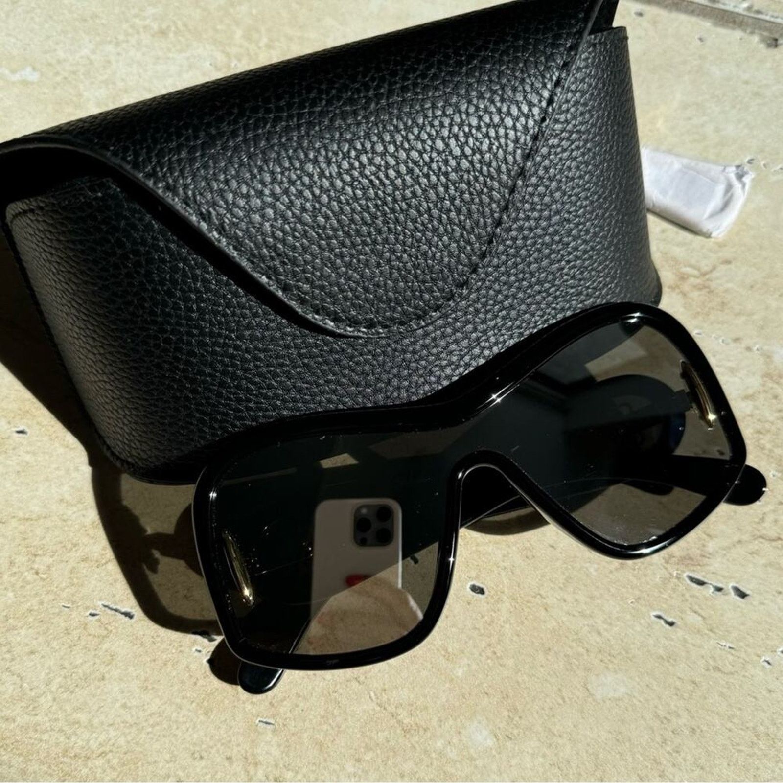 Loewe New! LOEWE LW40131I 01C Square Mask Sunglasses, Authentic Size ONE SIZE - 5 Thumbnail