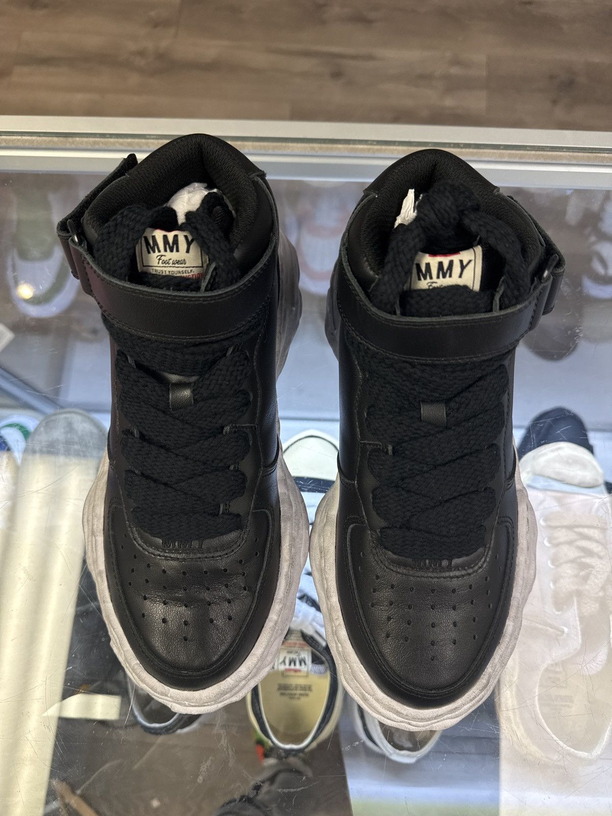 Maison MIHARA YASUHIRO Mmy maison Mihara Wayne High top black Size 41 8 brand new Size US 8 / EU 41 - 5 Thumbnail