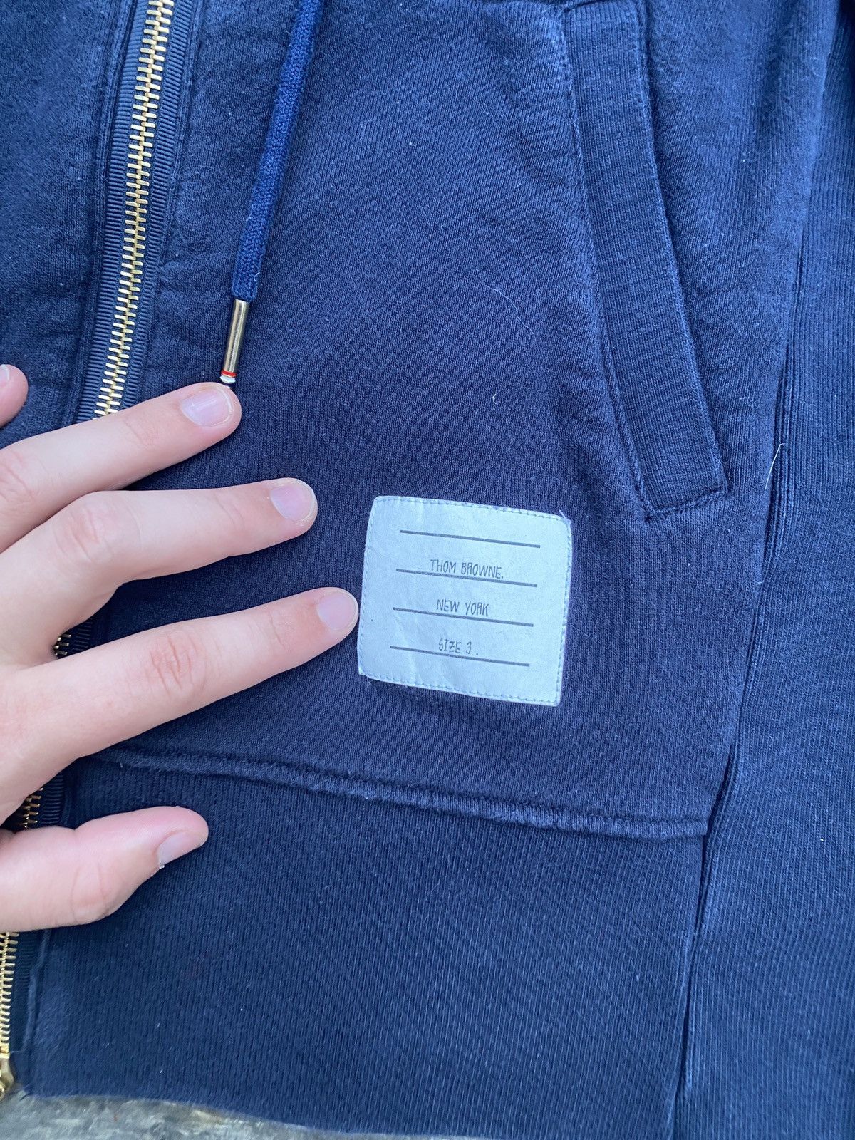 Thom Browne Thom Browne 4 Bar Hoodie Sweater Size 3 Size US L / EU 52-54 / 3 - 10 Thumbnail