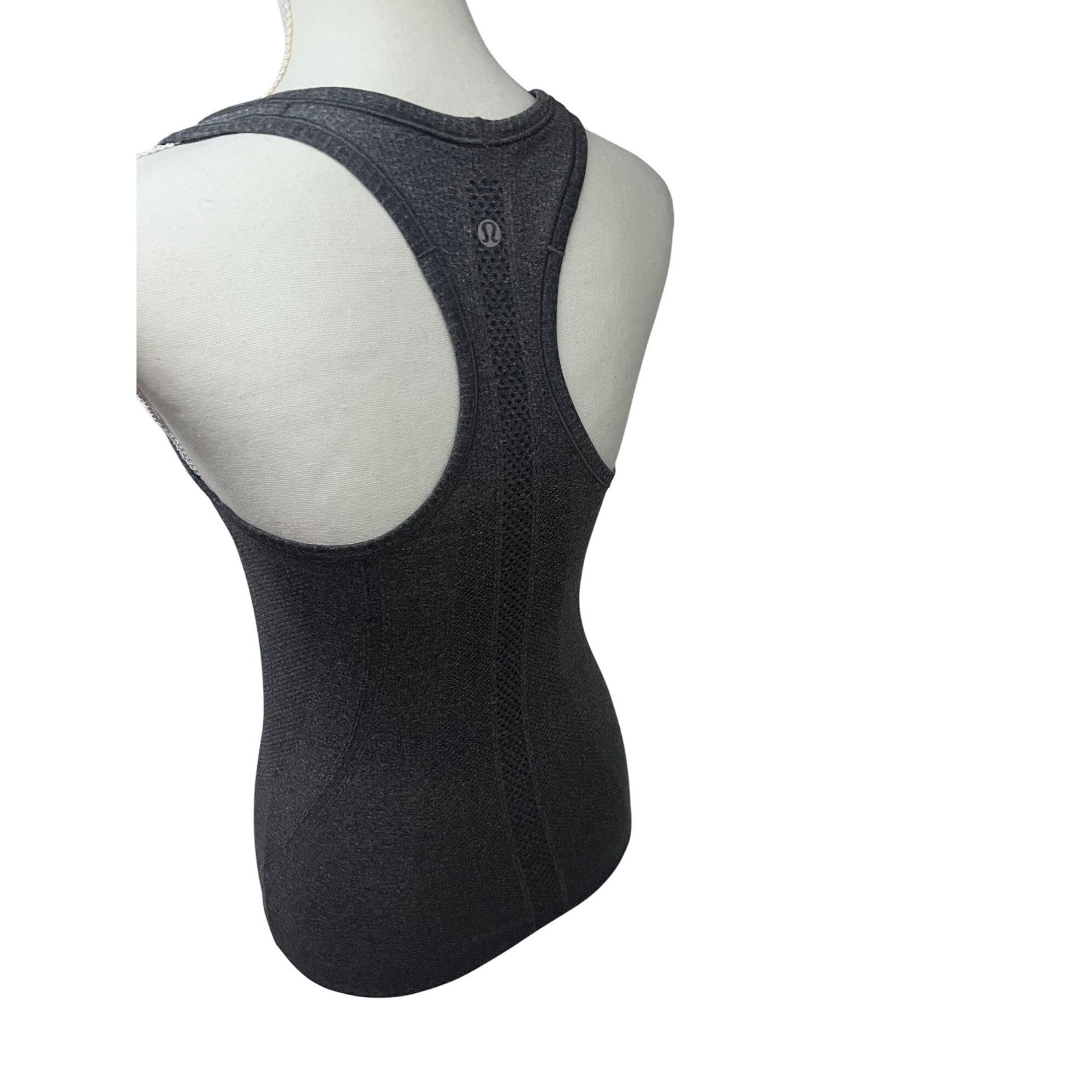 Lululemon Lululemon Swiftly Tech Womens Dark Gray Racerback Tank Top S Size S / US 4 / IT 40 - 4 Thumbnail