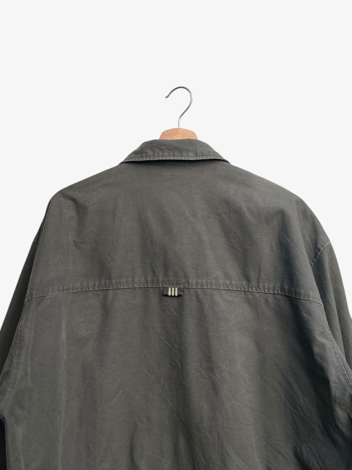 Adidas Vintage 90s Adidas Cotton Jacket by Descente Size US M / EU 48-50 / 2 - 8 Thumbnail