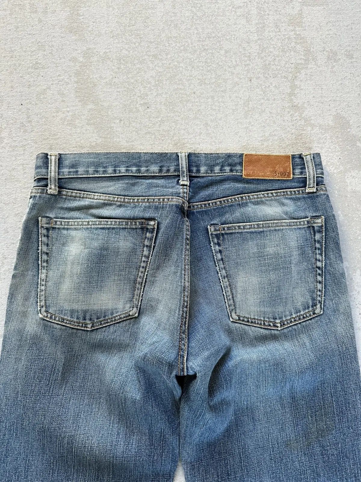 Vintage SEND OFFERS 🍁S-002 UNIQLO Japan Distressed Denim Rusty Pants Size US 33 - 14 Thumbnail