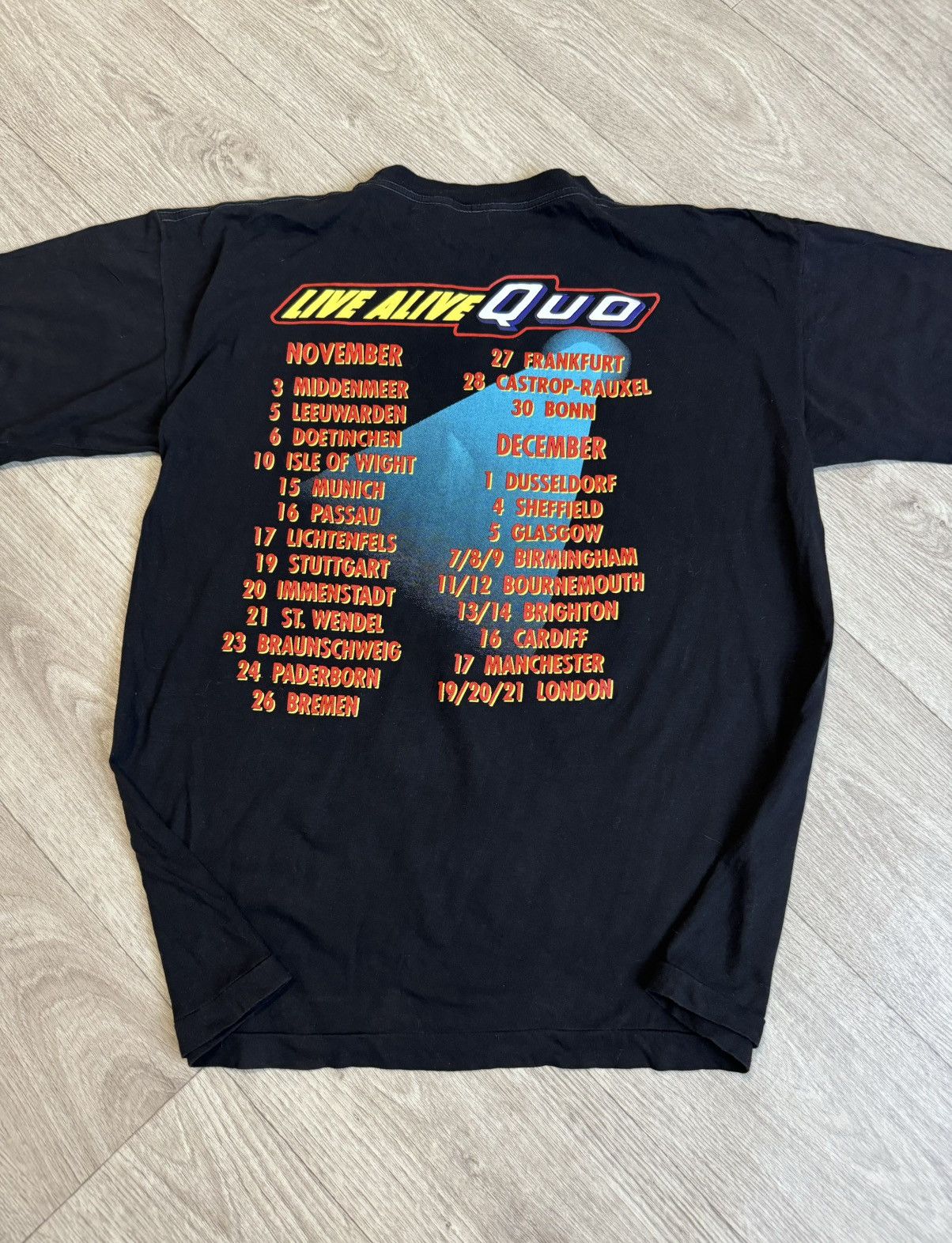 Band Tees 🔷Vintage Status Quo 1992 T-shirt🔷 Size US XL / EU 56 / 4 - 7 Thumbnail