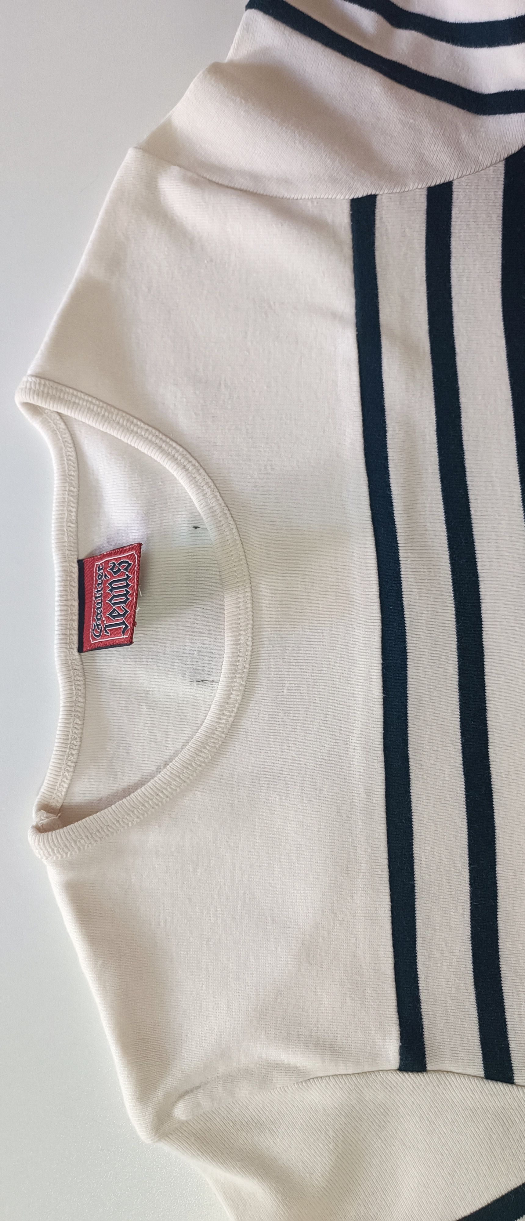 Jean Paul Gaultier SS 1997 - Rare Egyptian and Navy stripes top Size S / US 4 / IT 40 - 10 Thumbnail