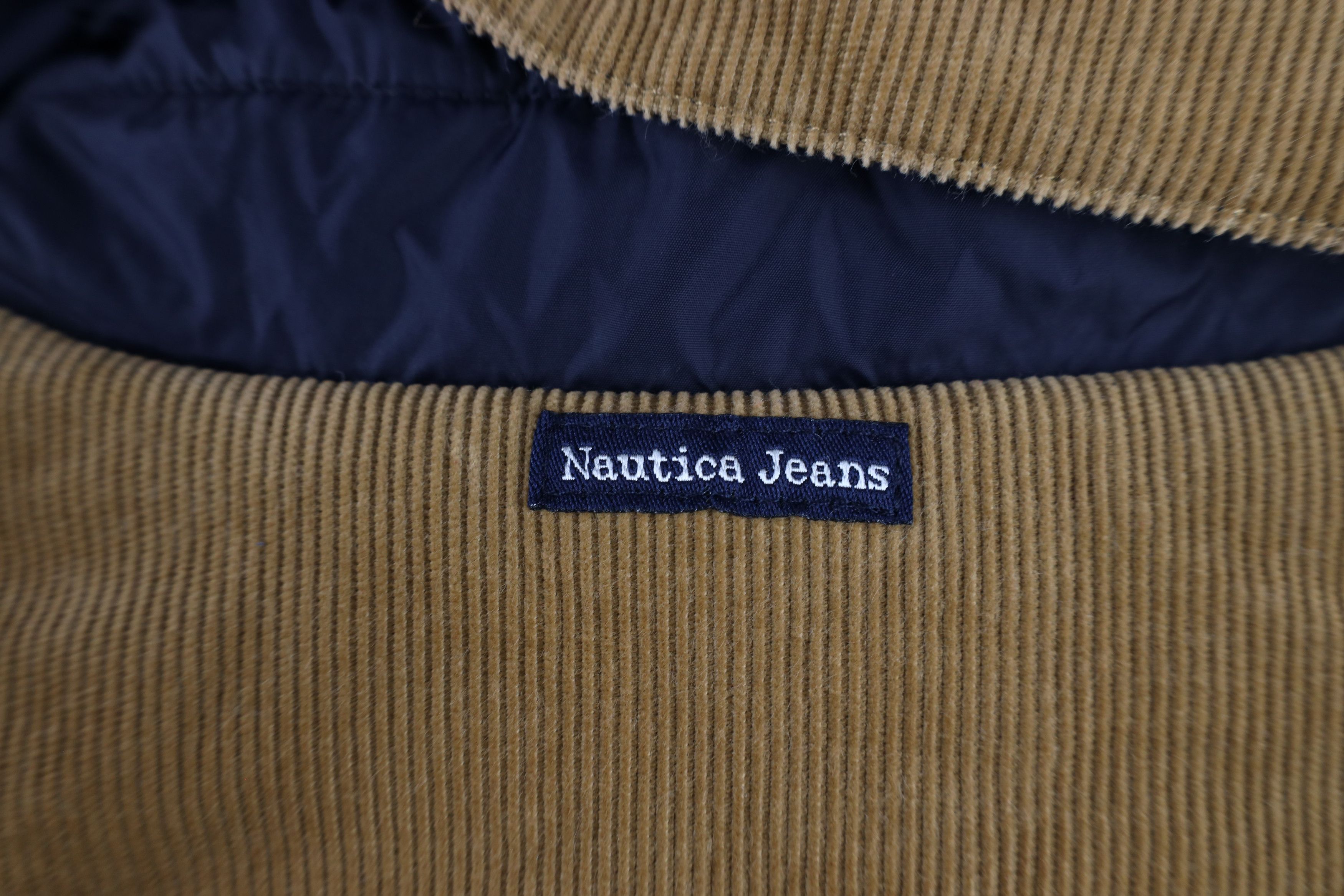 Nautica × Vintage Vintage 90s Nautica Reversible Corduroy Puffer Vest Jacket Size US XL / EU 56 / 4 - 8 Thumbnail