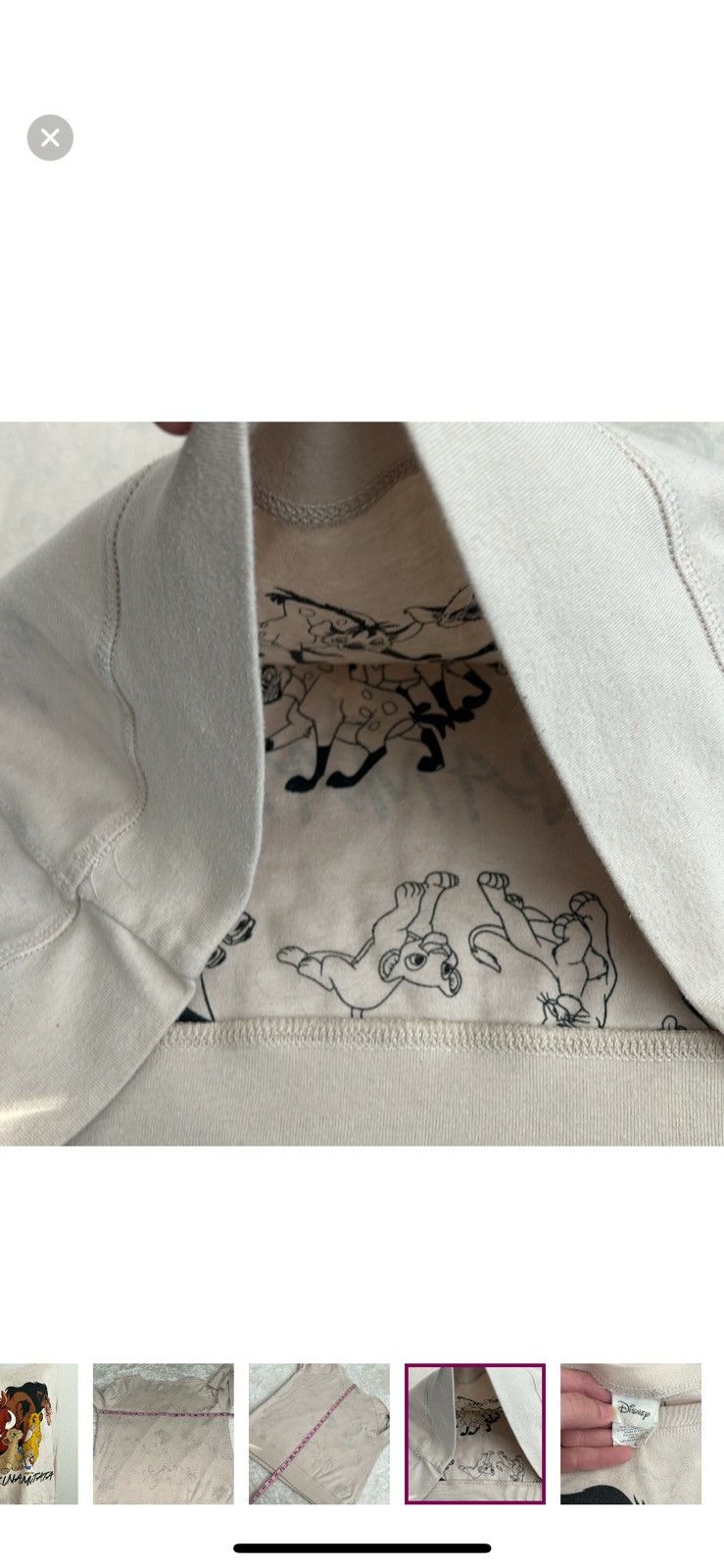Disney Disney large lion king sweatshirt Size L / US 10 / IT 46 - 3 Thumbnail