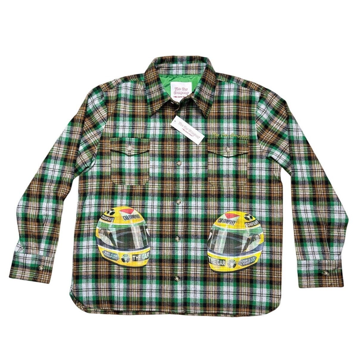 Other NWT Men's Small Brown & Green Flannel by The Car Company Size US S / EU 44-46 / 1 - 1 Thumbnail