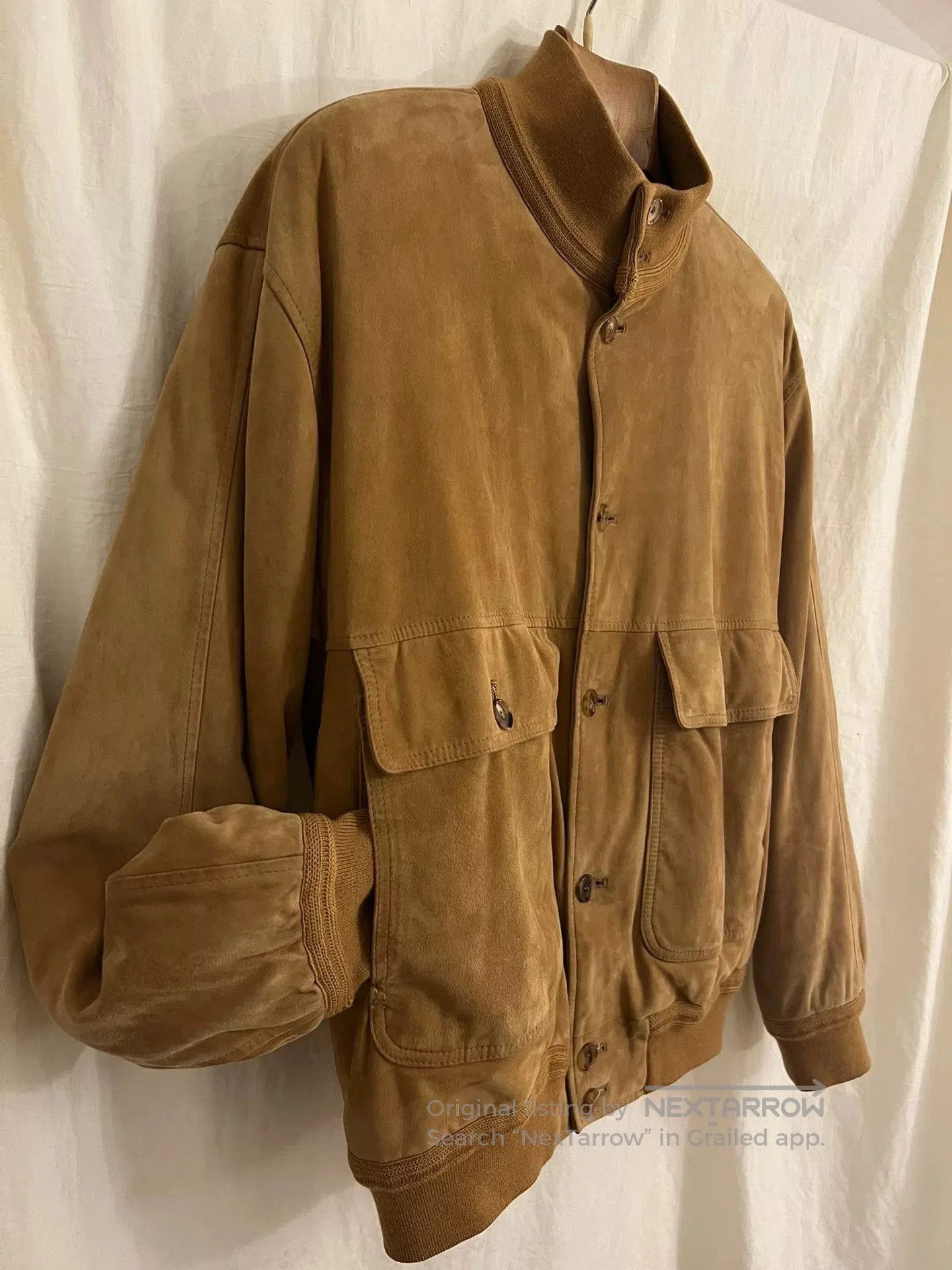 Loro Piana Loro Piana Cashmere Suede Jacket. Size US XXL / EU 58 / 5 - 3 Thumbnail