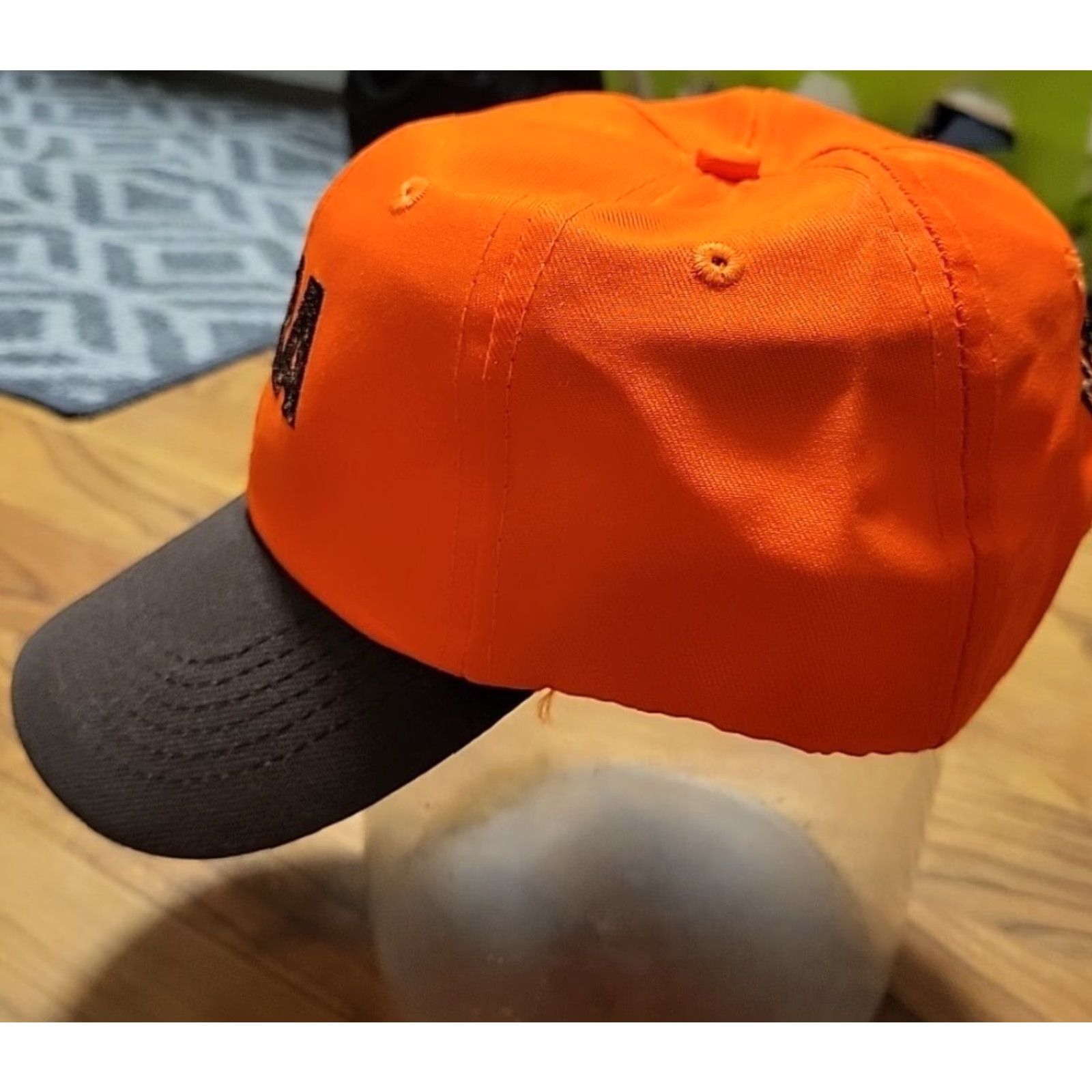 Hunter NRA Hat Baseball Cap Adjustable Brown Brim Hunters Orange Canvas Cotton Men Hunting Guns Shirt? Size ONE SIZE - 3 Thumbnail
