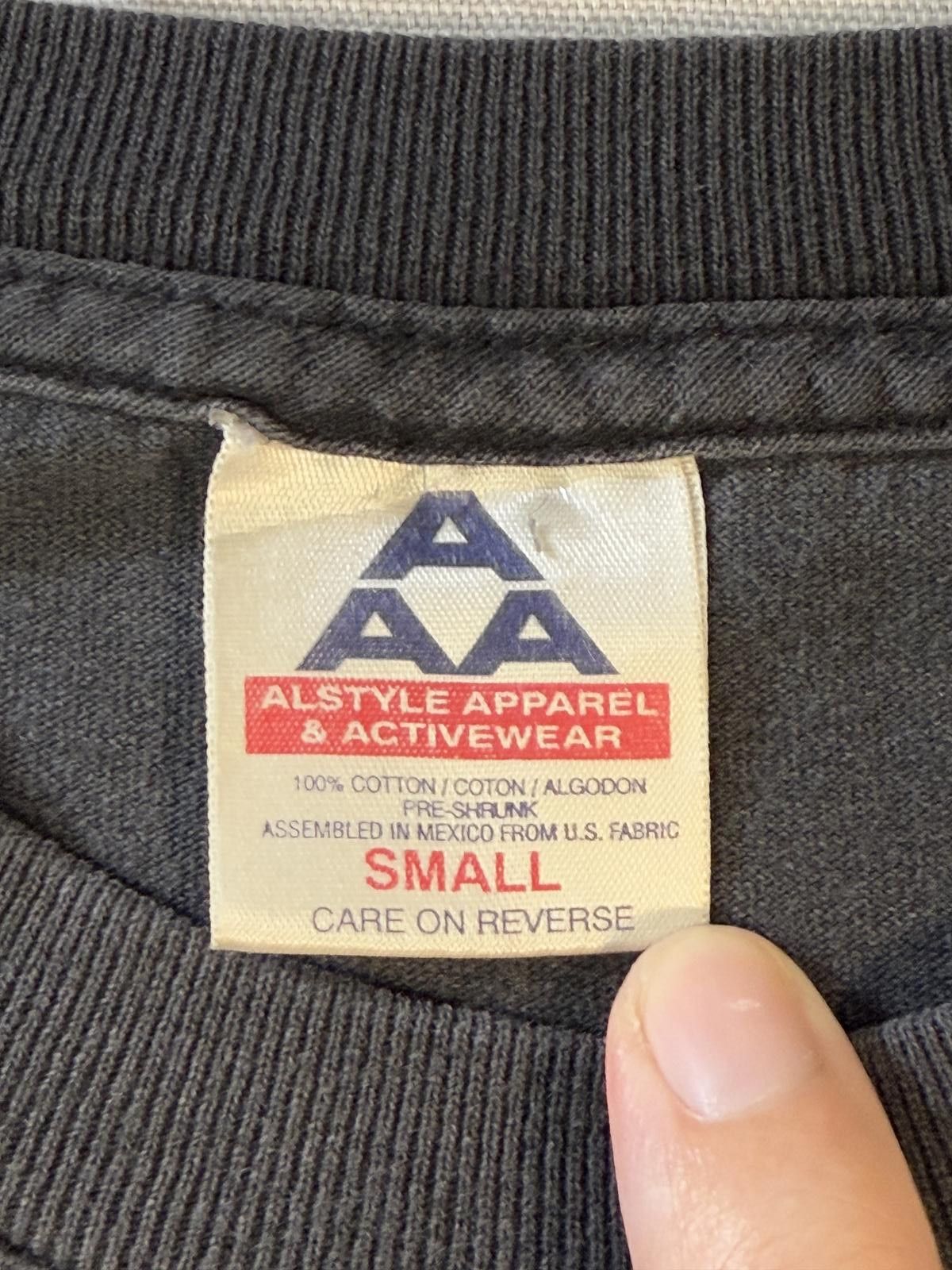 Designer VTG Hessian Aggression T-shirt Motocross Nate Adams 2002 - S Size US S / EU 44-46 / 1 - 4 Thumbnail